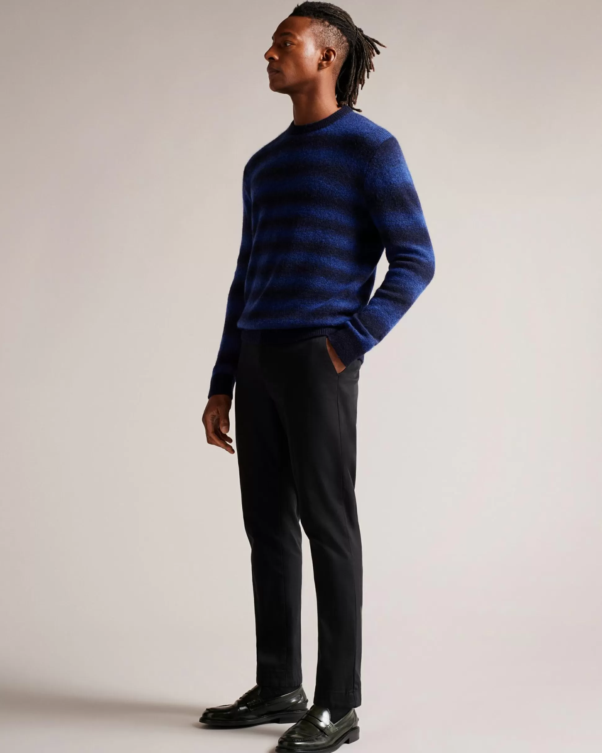 Jumpers & Knitwear^Ted Baker Abulti Blue