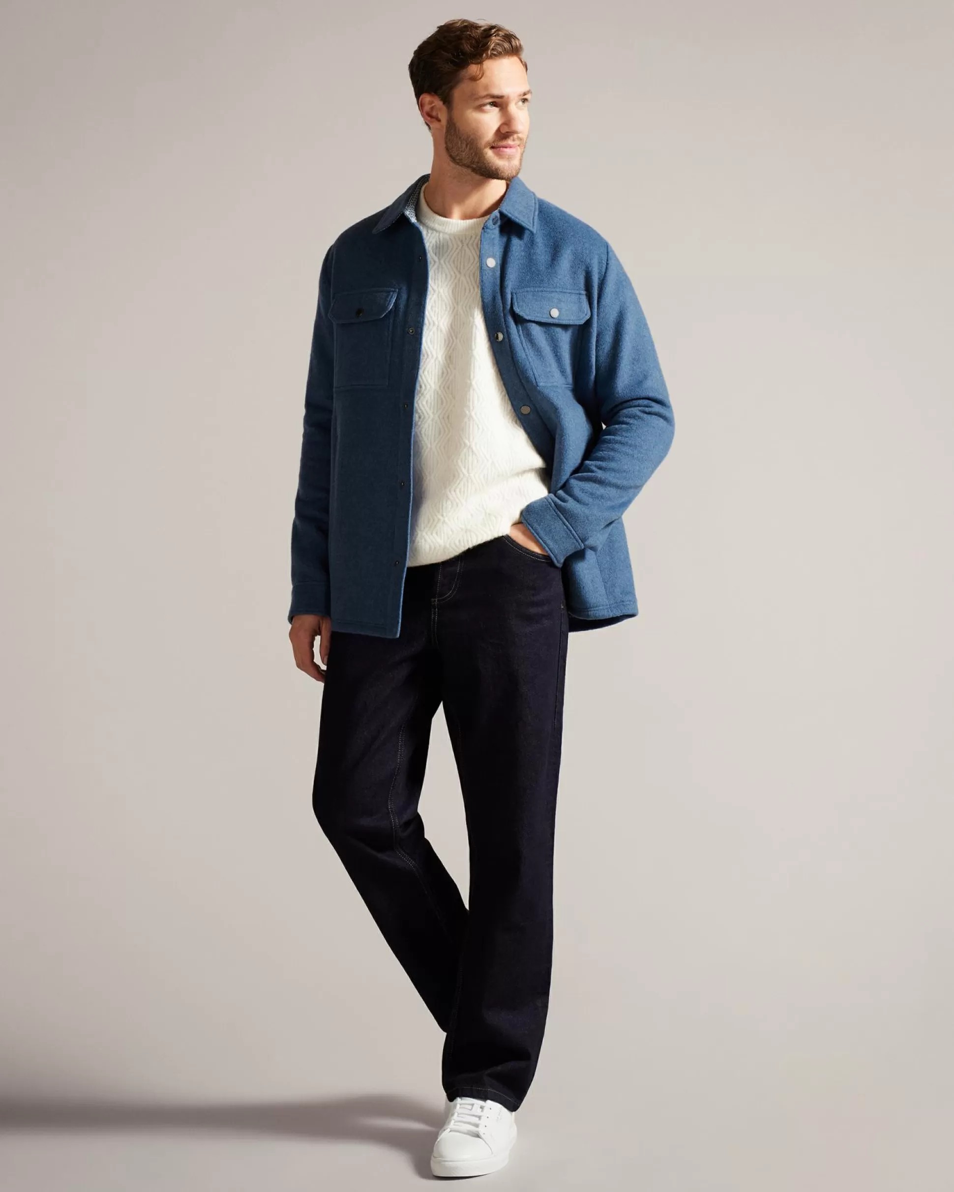 Coats & Jackets | Shirts^Ted Baker Aderbry Charcoal