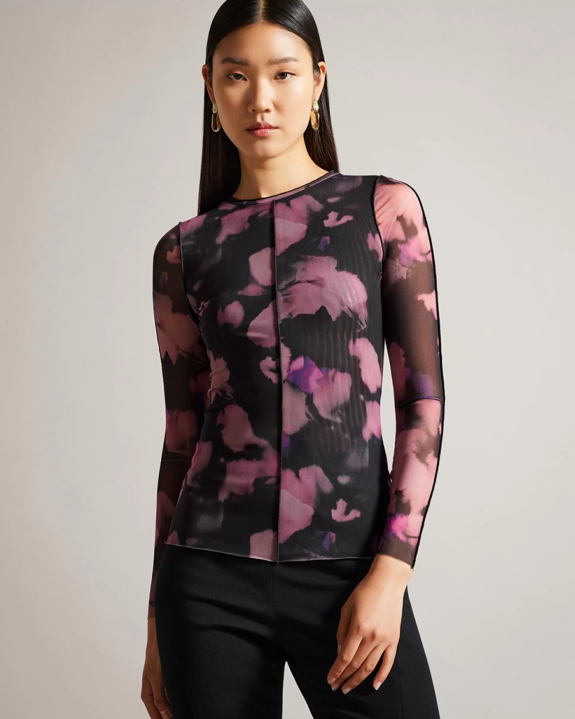 T-Shirts & Vests^Ted Baker Aleeina Black