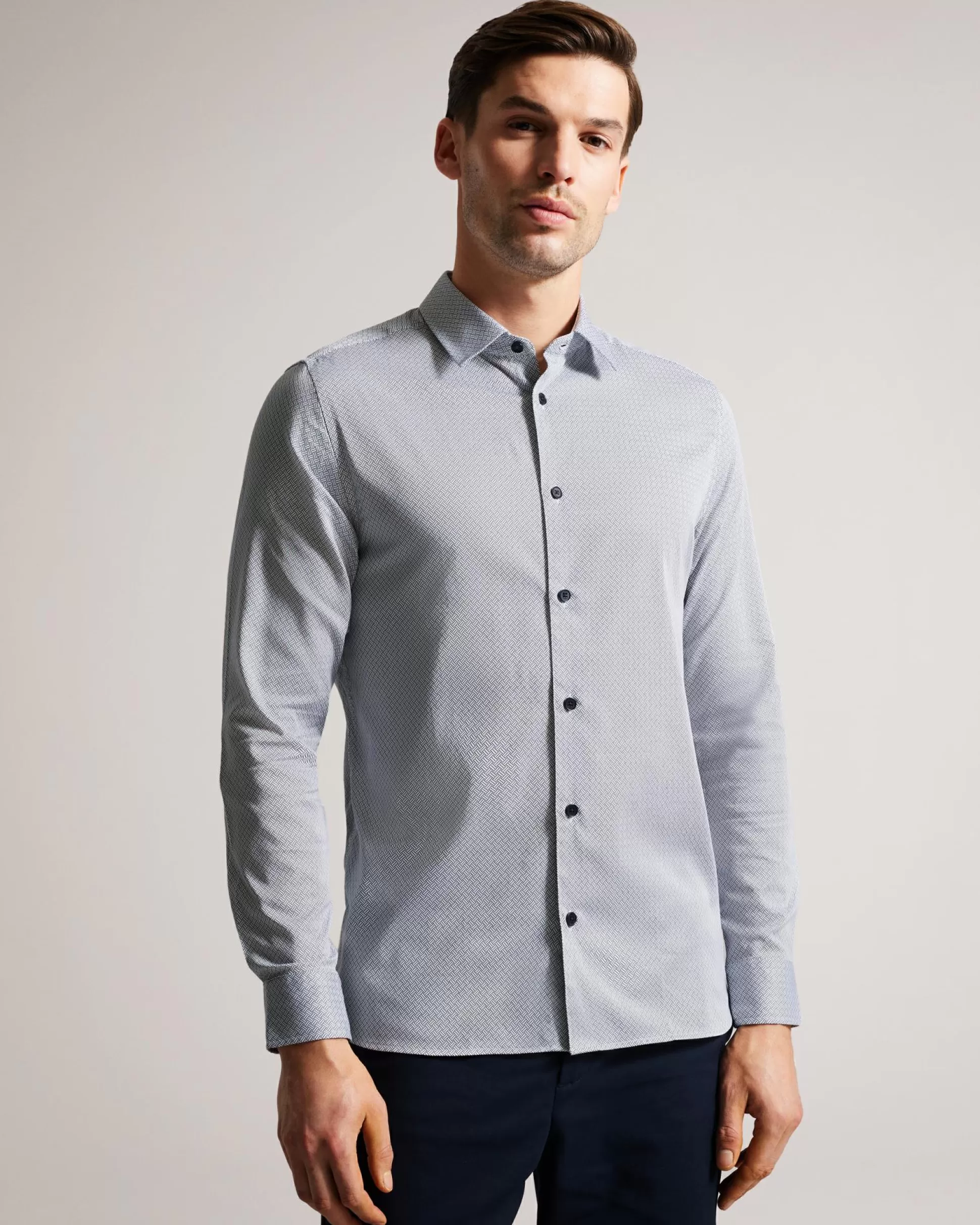 Shirts^Ted Baker Alham Navy