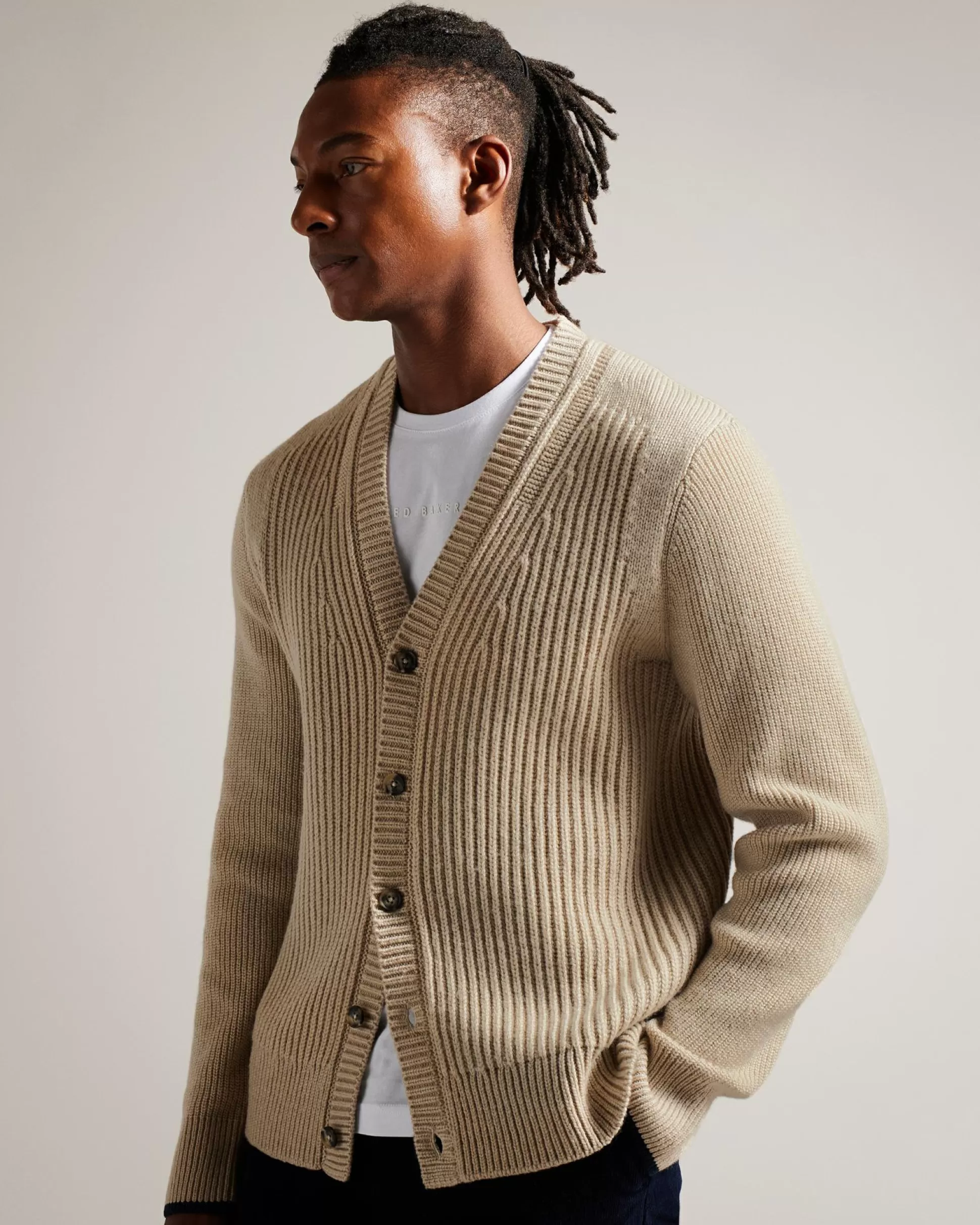 Jumpers & Knitwear^Ted Baker Alman Taupe