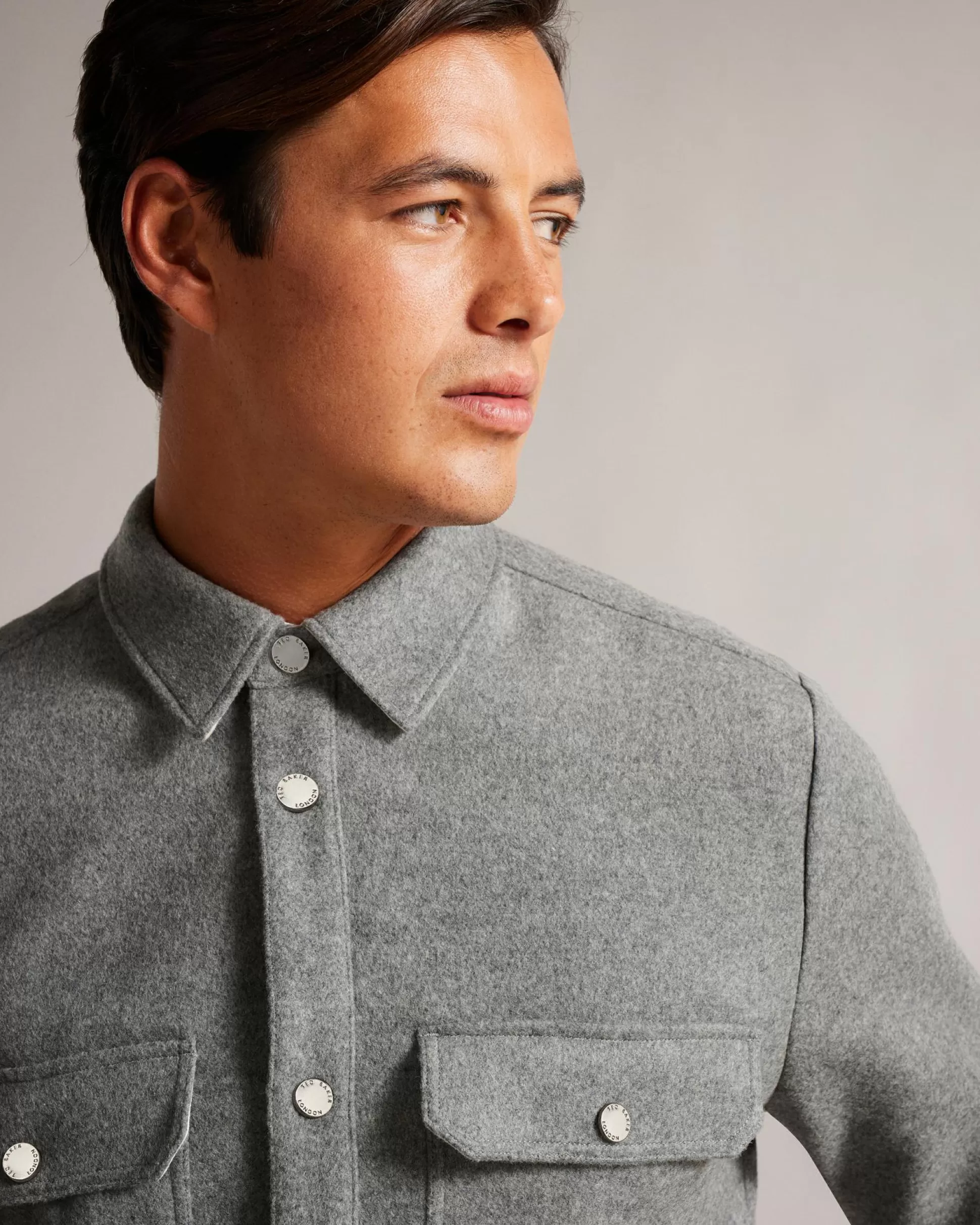 Coats & Jackets | Shirts^Ted Baker Anderby Grey