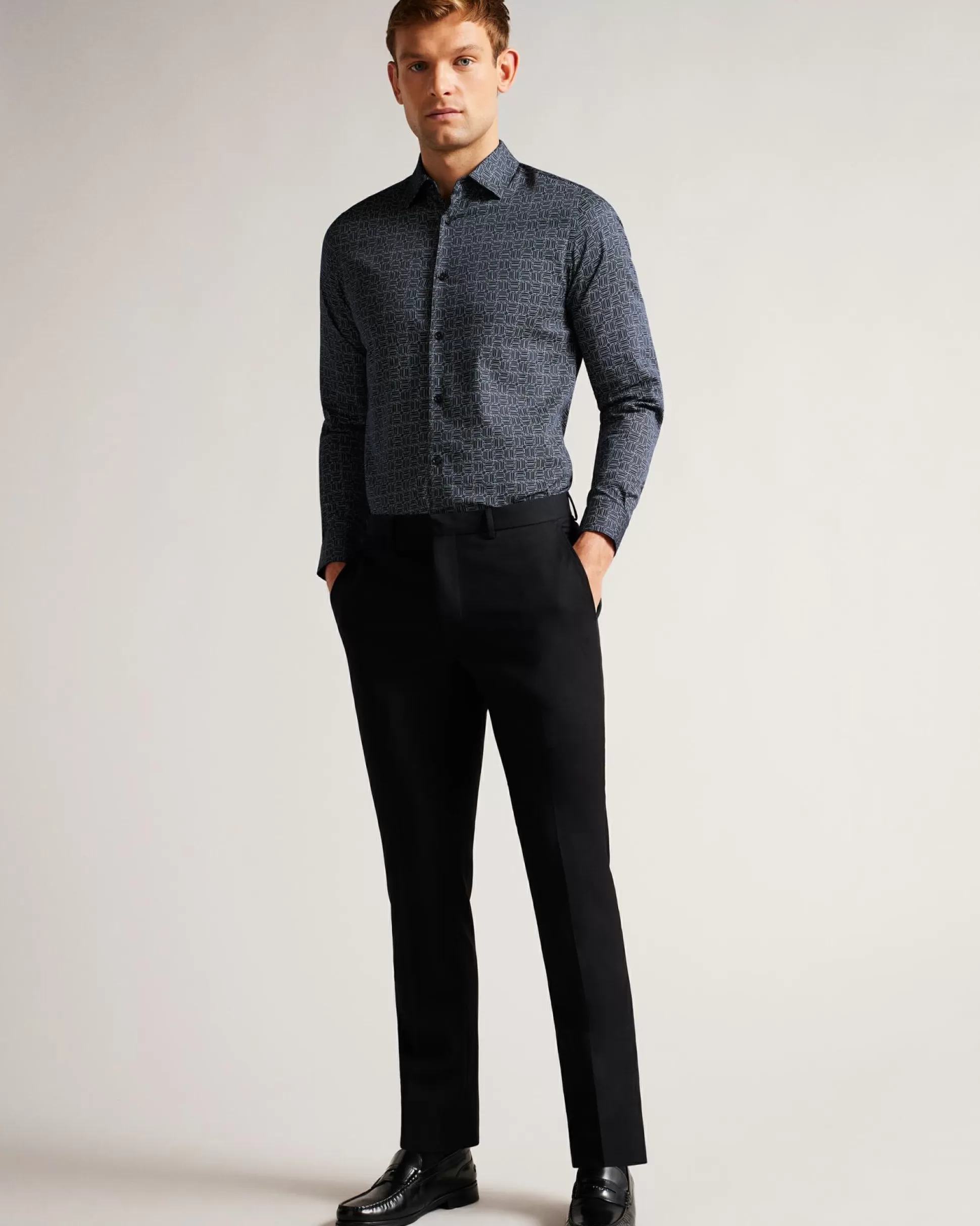 Shirts^Ted Baker Andover Navy