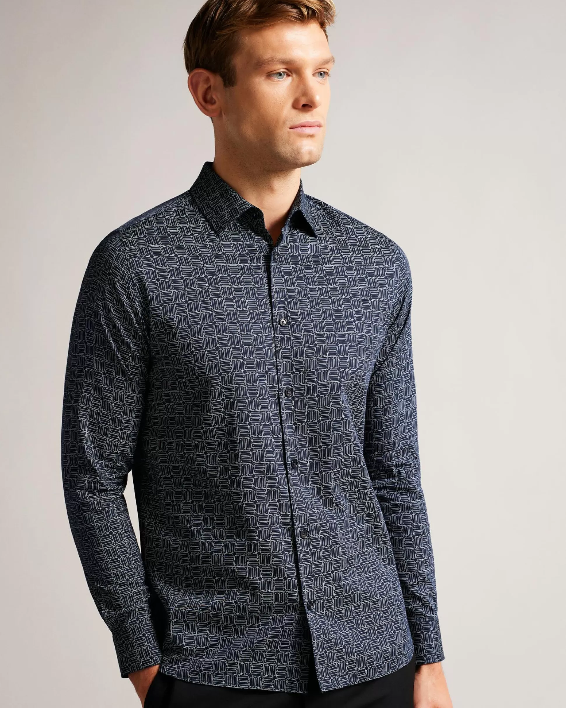 Shirts^Ted Baker Andover Navy