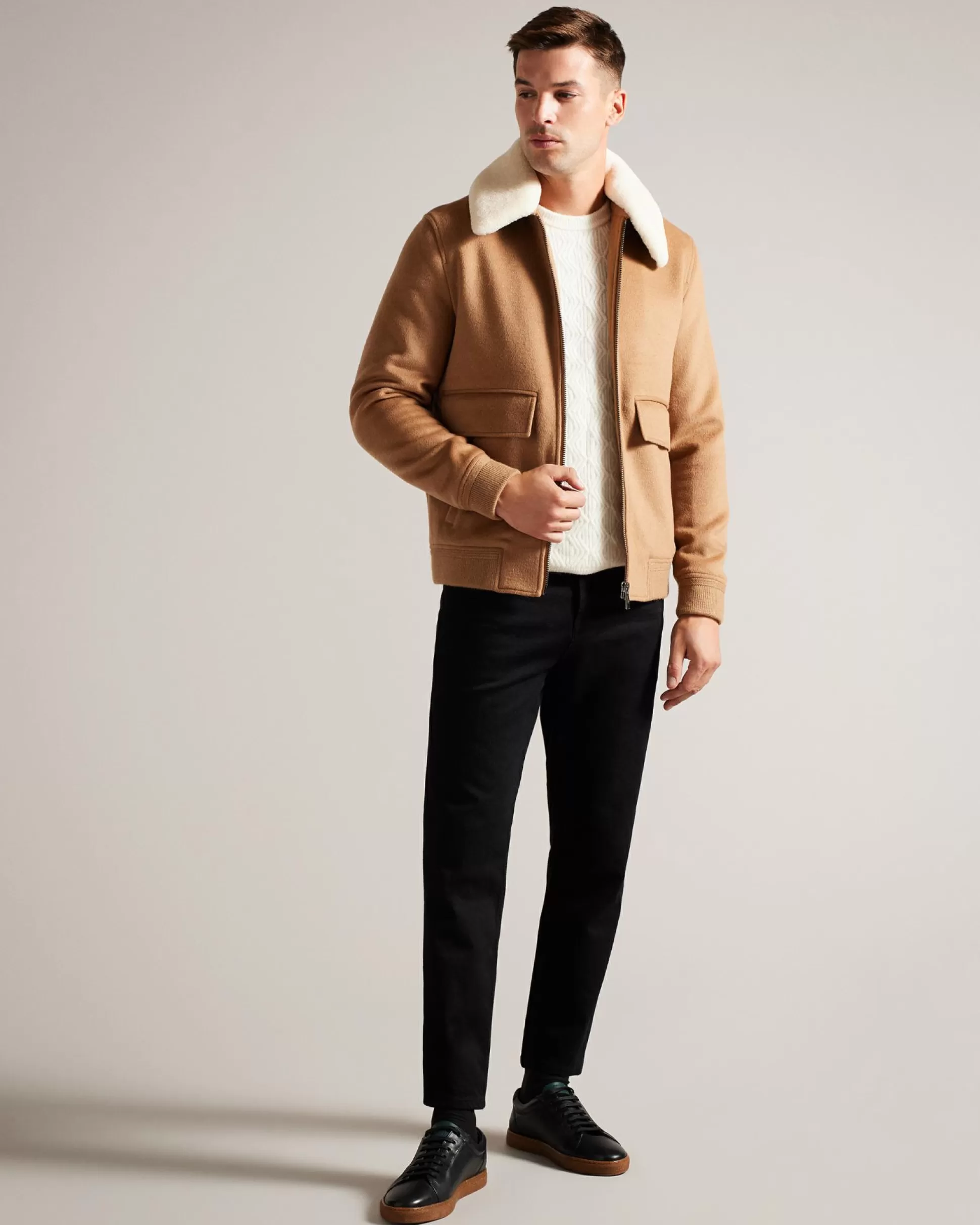 Coats & Jackets^Ted Baker Aruncus Tan