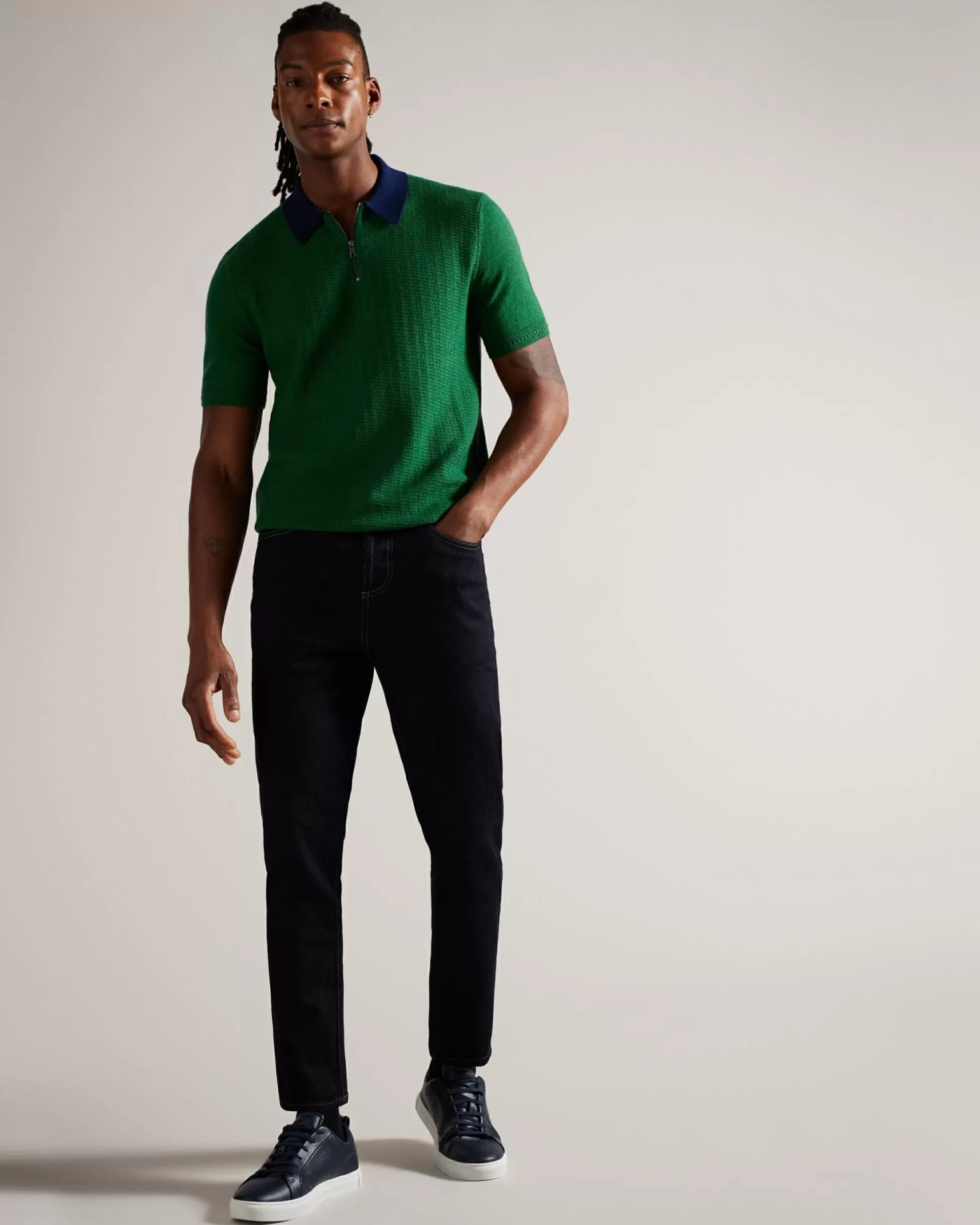 Jumpers & Knitwear^Ted Baker Arwik Green