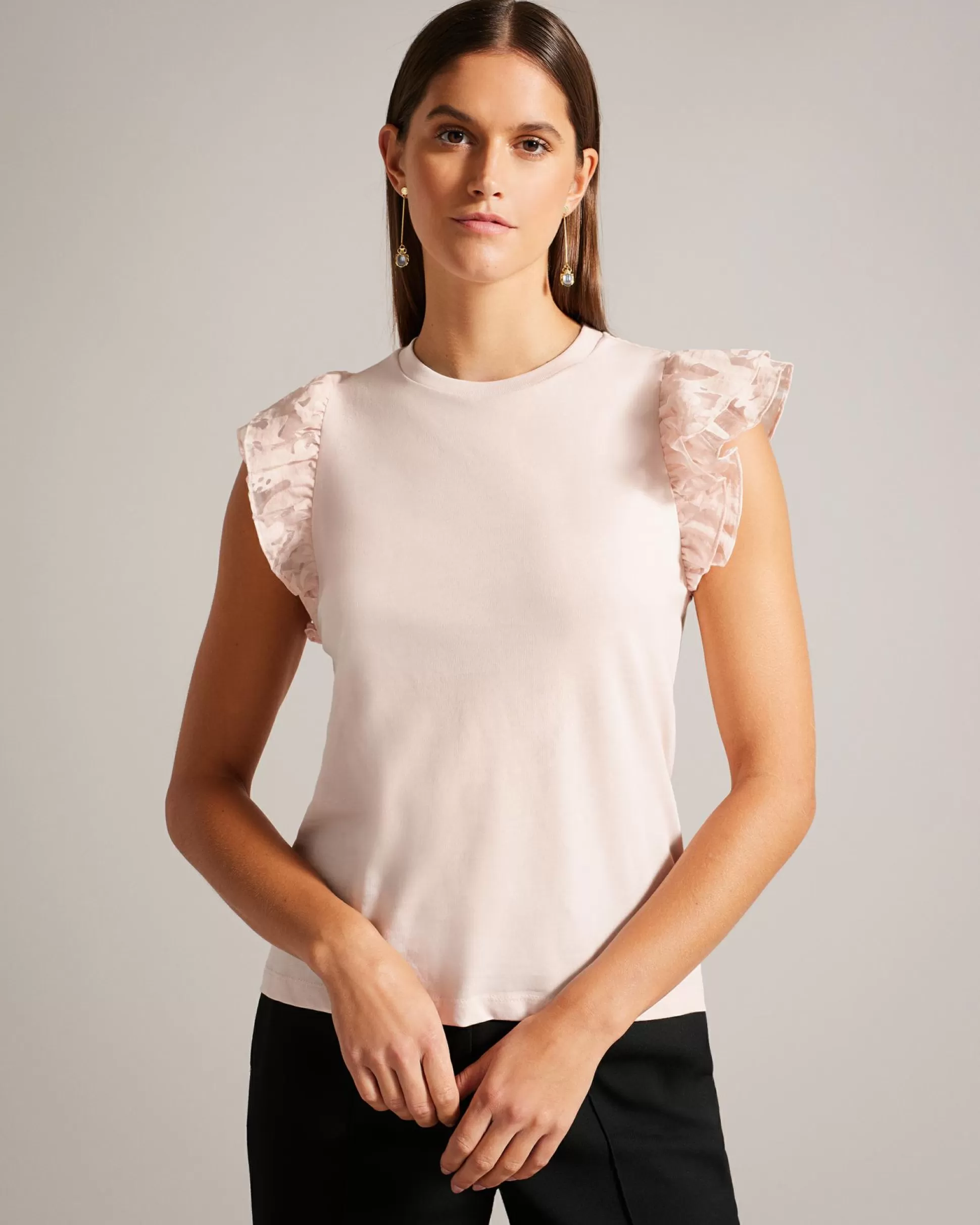 T-Shirts & Vests | Tops & Blouses^Ted Baker Bobyann Pale Pink