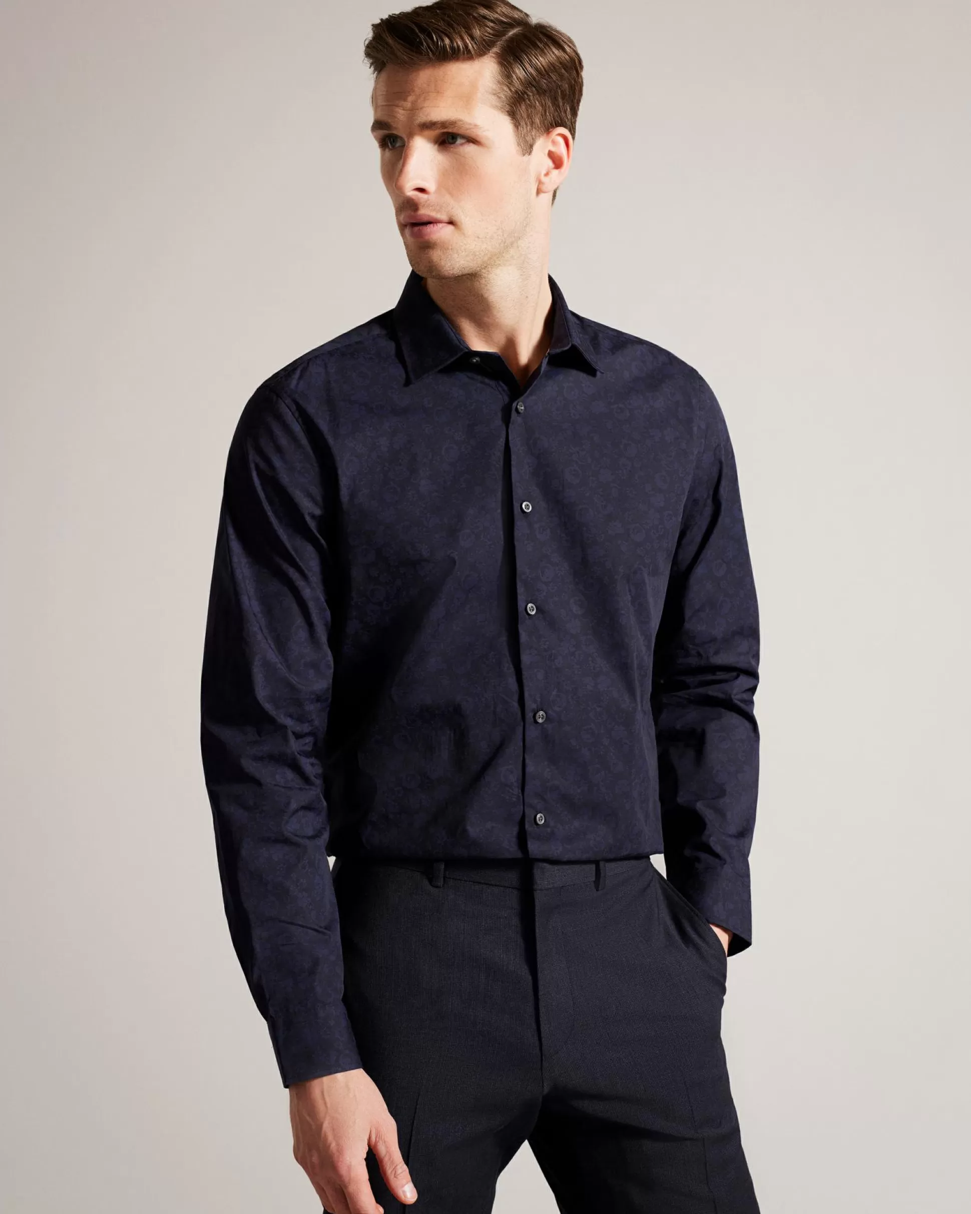 Shirts^Ted Baker Botals Navy