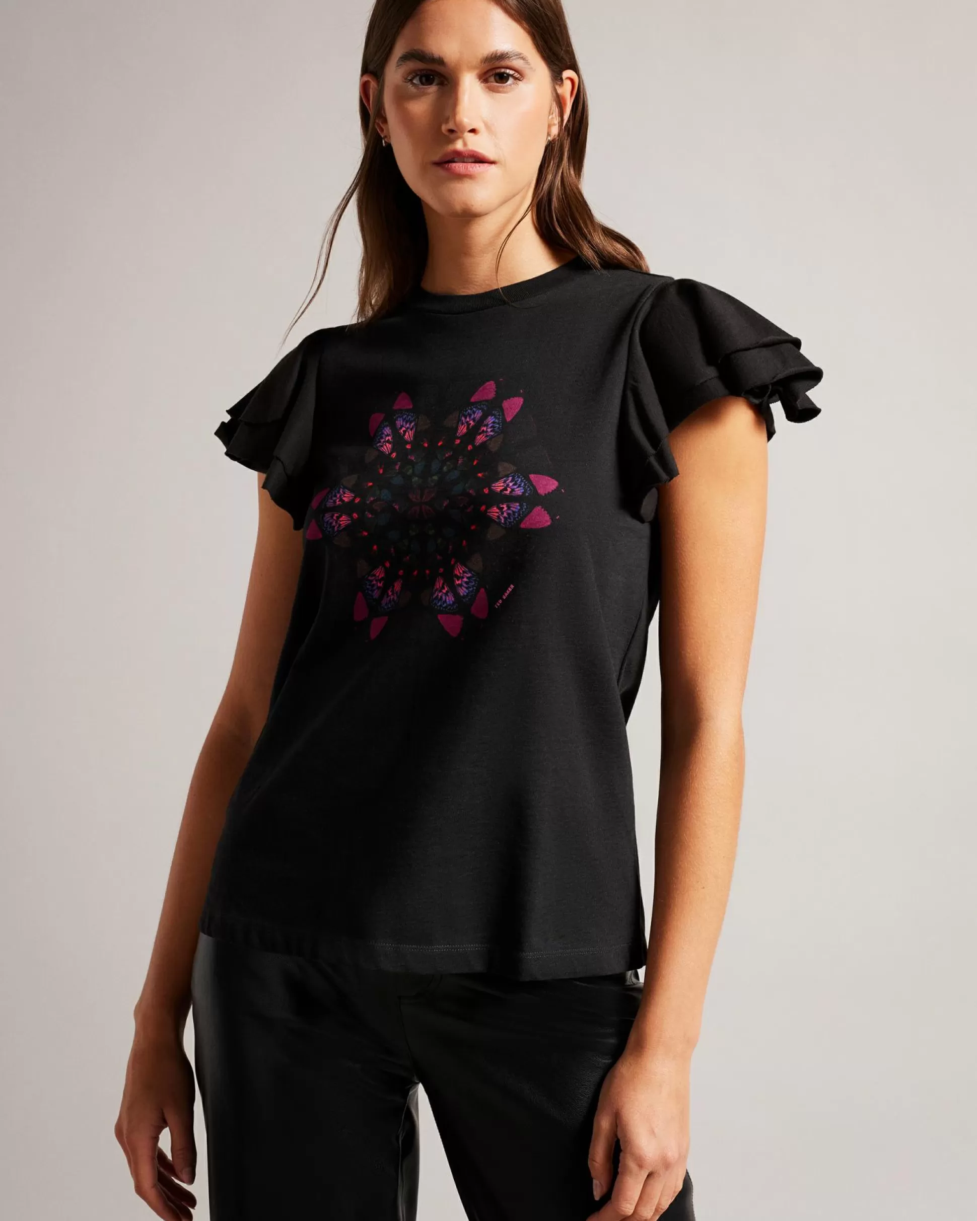 T-Shirts & Vests | Tops & Blouses^Ted Baker Butella Black