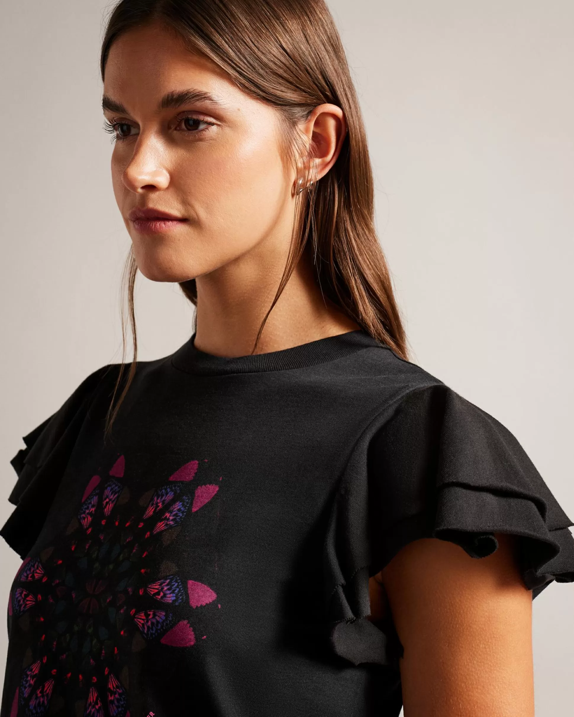 T-Shirts & Vests | Tops & Blouses^Ted Baker Butella Black