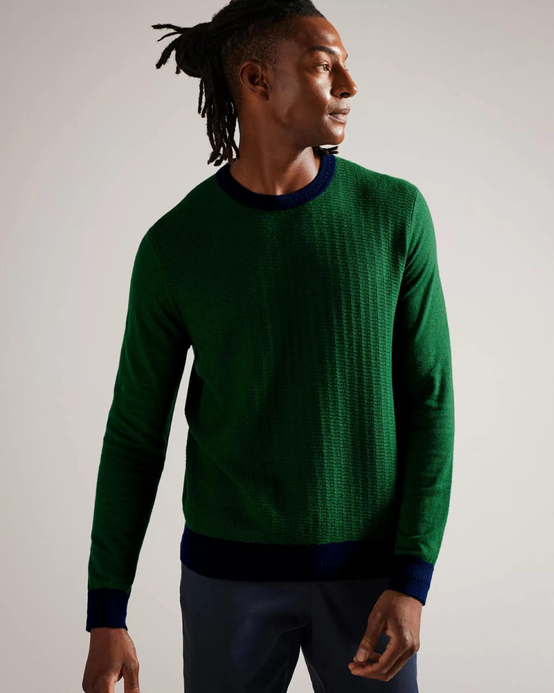 Jumpers & Knitwear^Ted Baker Capab Green