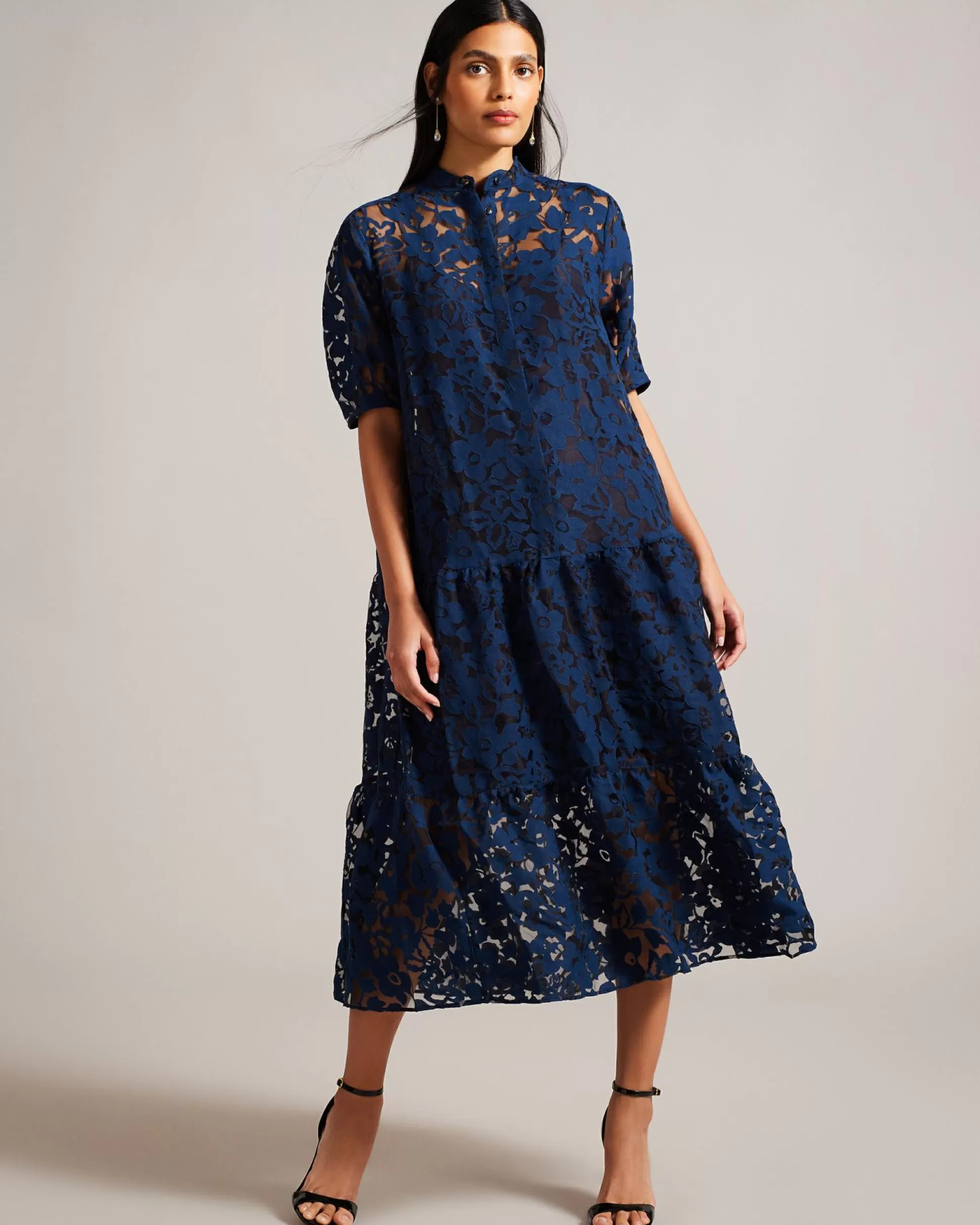 Dresses^Ted Baker Claarey Dark Blue