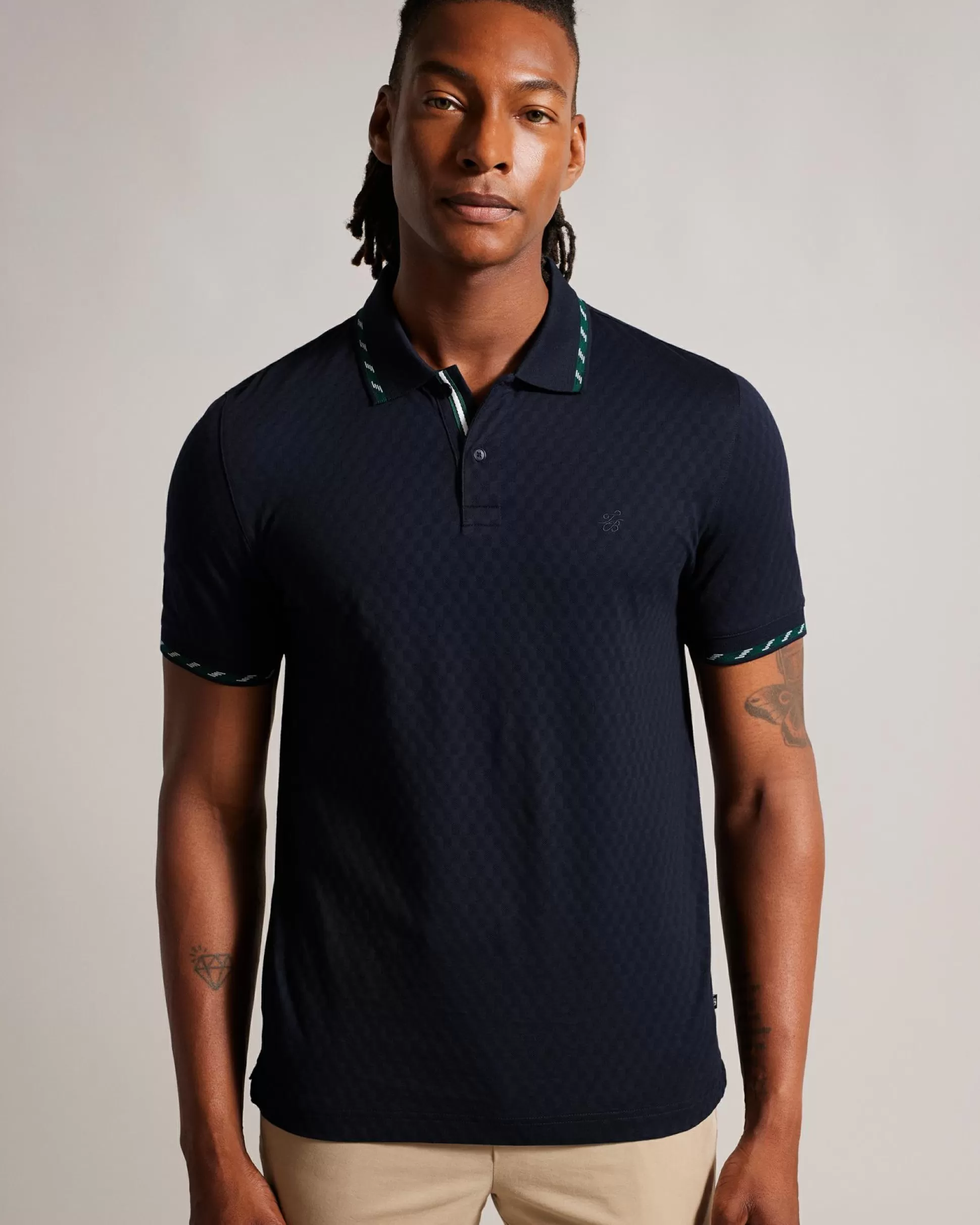 Tops | Polo Shirts^Ted Baker Colson Navy