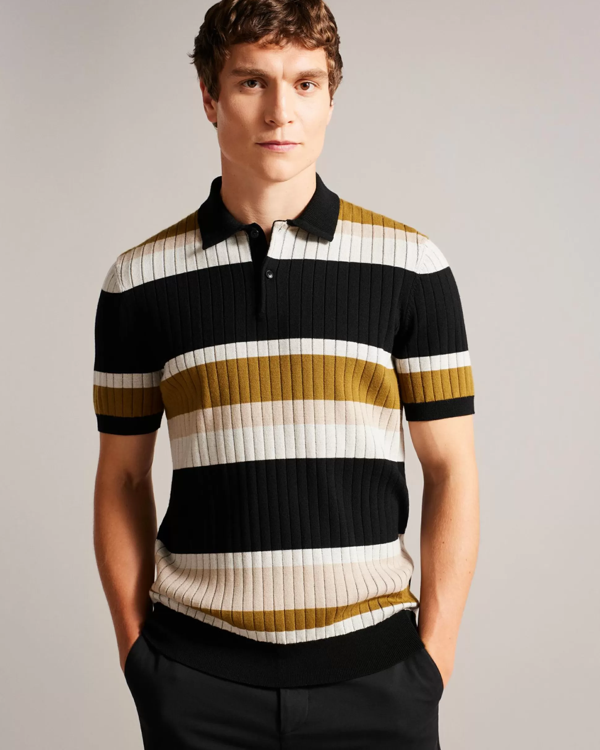 Polo Shirts | Jumpers & Knitwear^Ted Baker Confer Natural