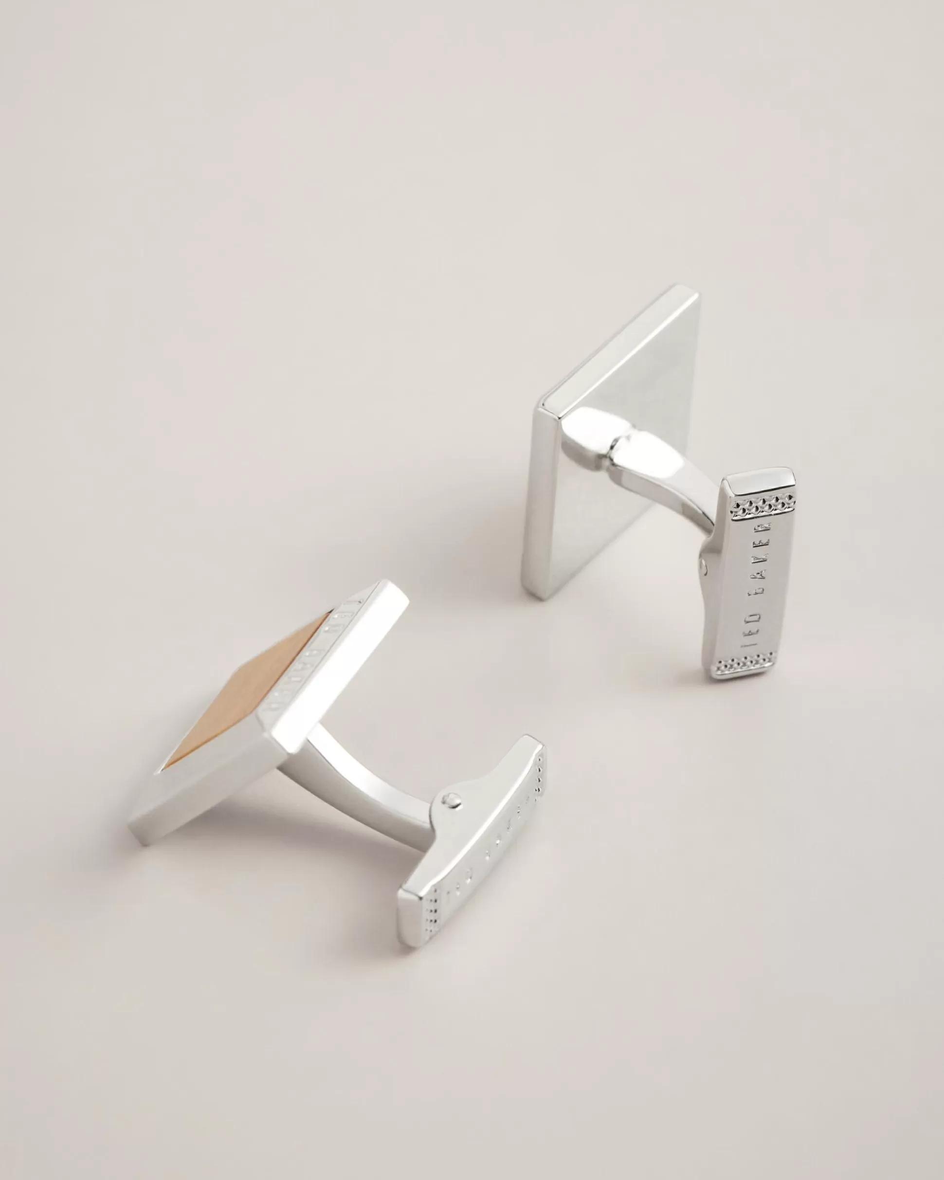 Cufflinks^Ted Baker Coper Silver Colour