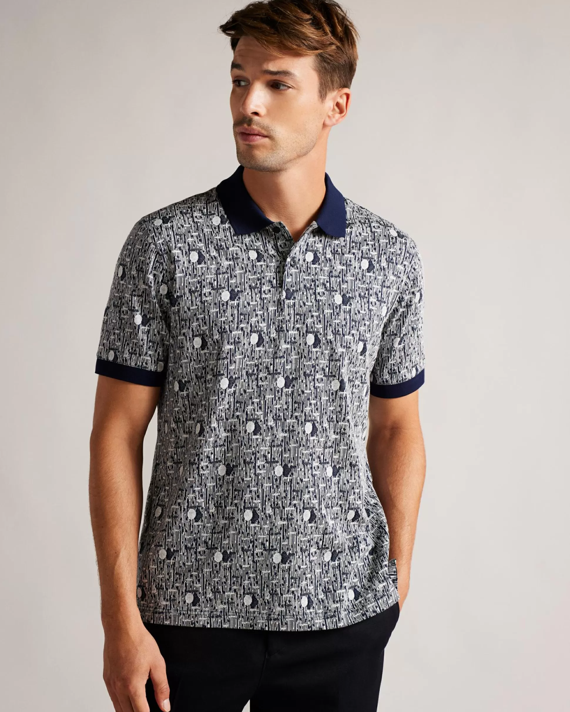 Tops | Polo Shirts^Ted Baker Coreo Navy-Blue