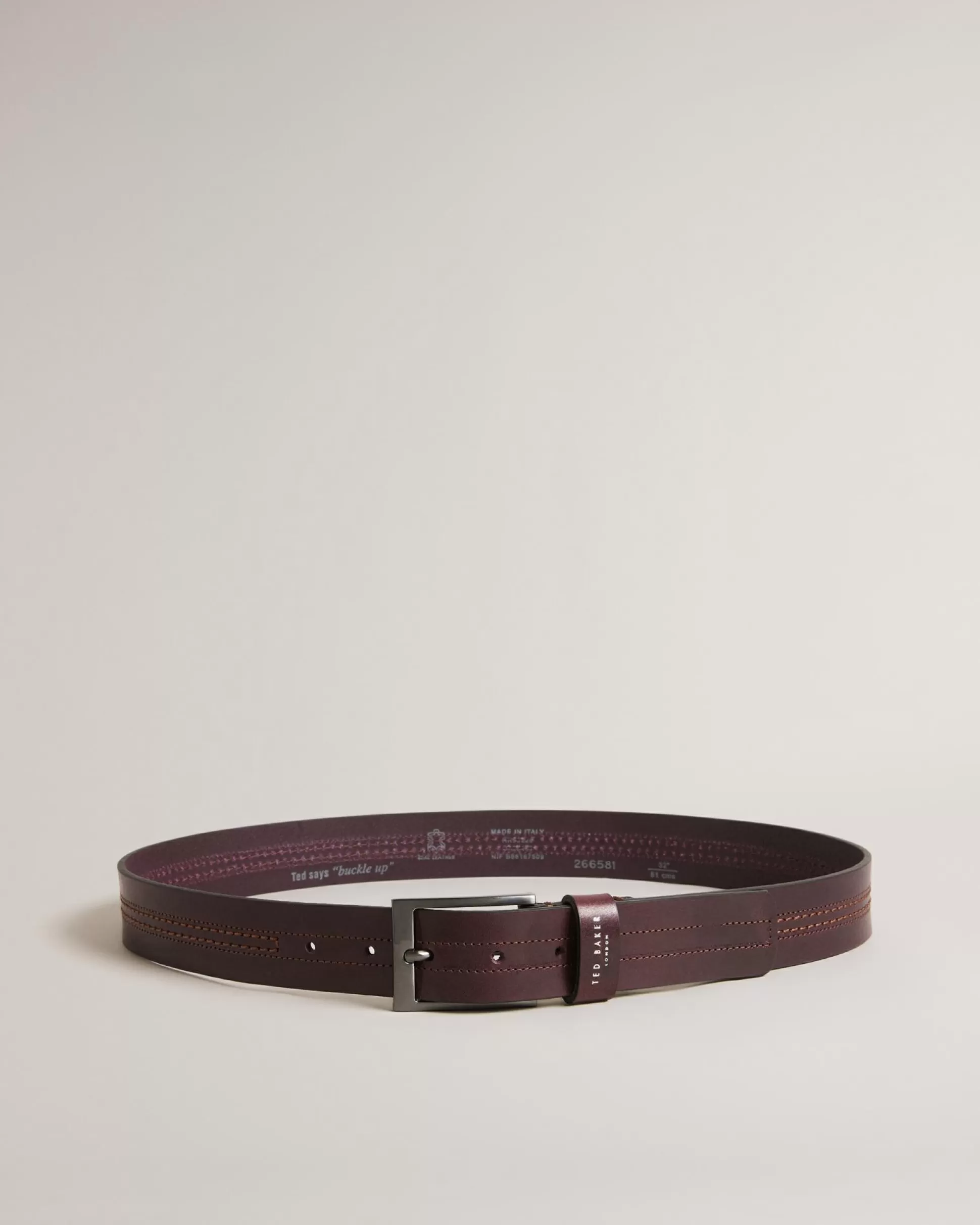 Belts^Ted Baker Crisic Oxblood