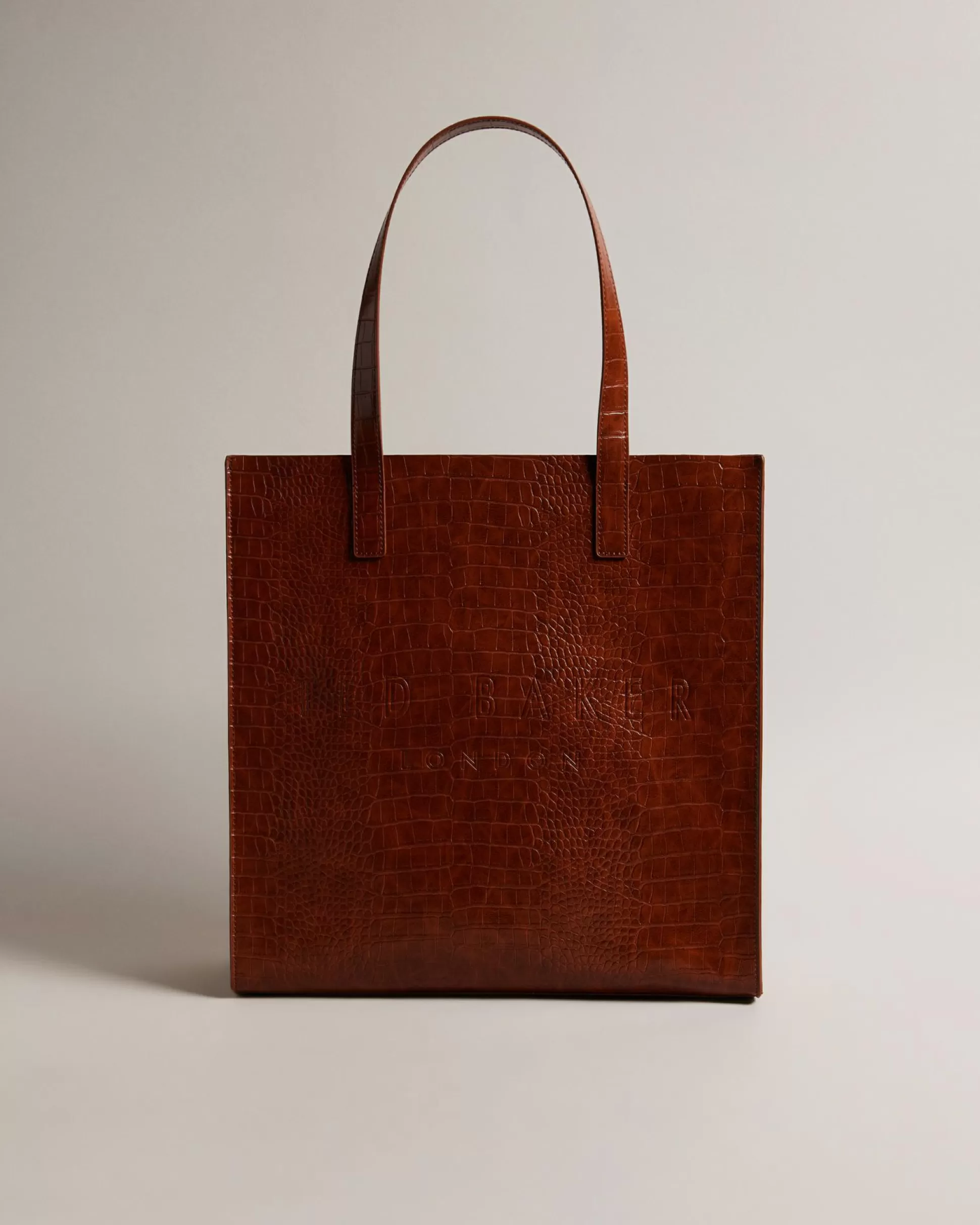 Icon Bags & Signature Bags | Tote Bags^Ted Baker Croccon Dark Tan