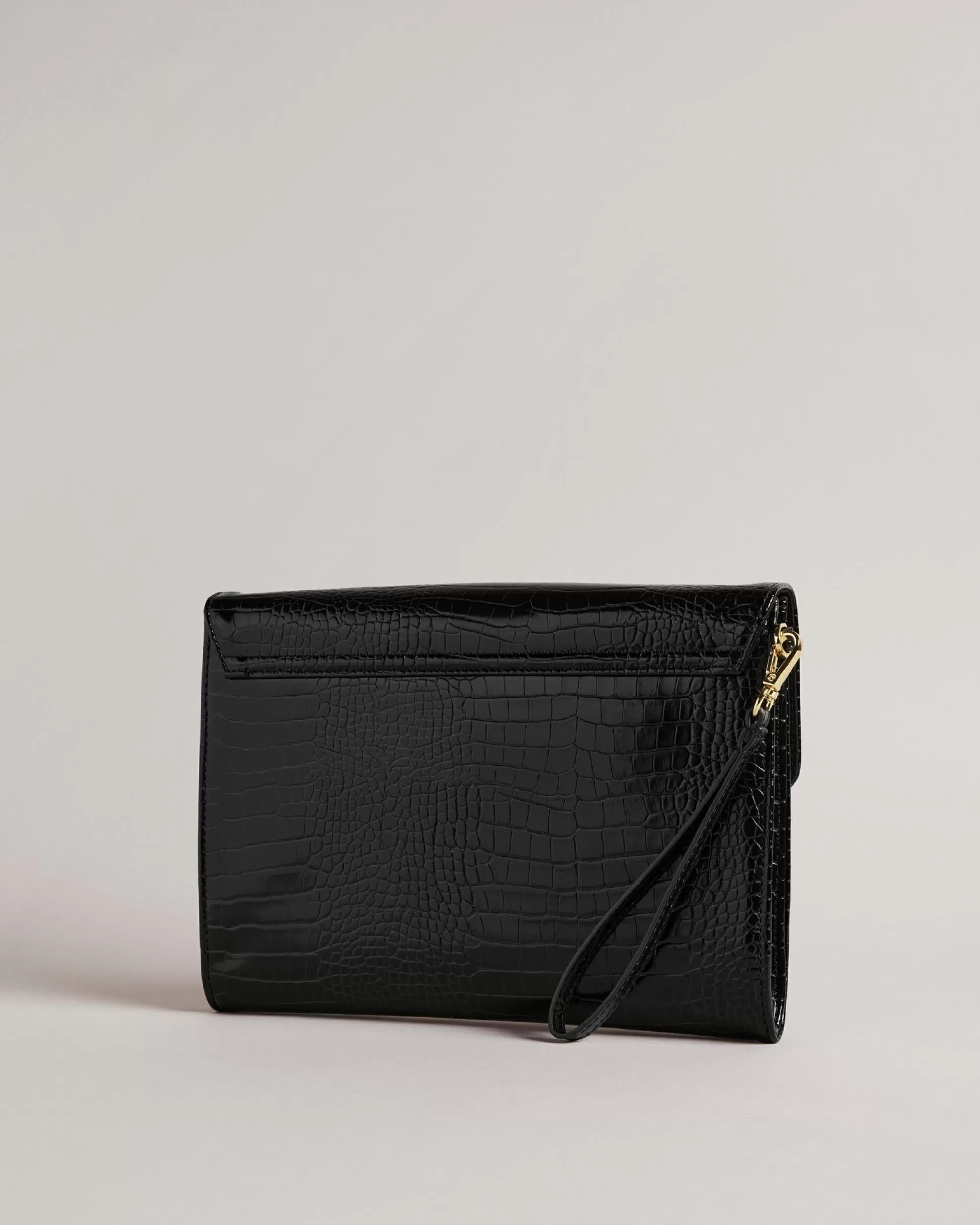 Clutch Bags^Ted Baker Crocey Black