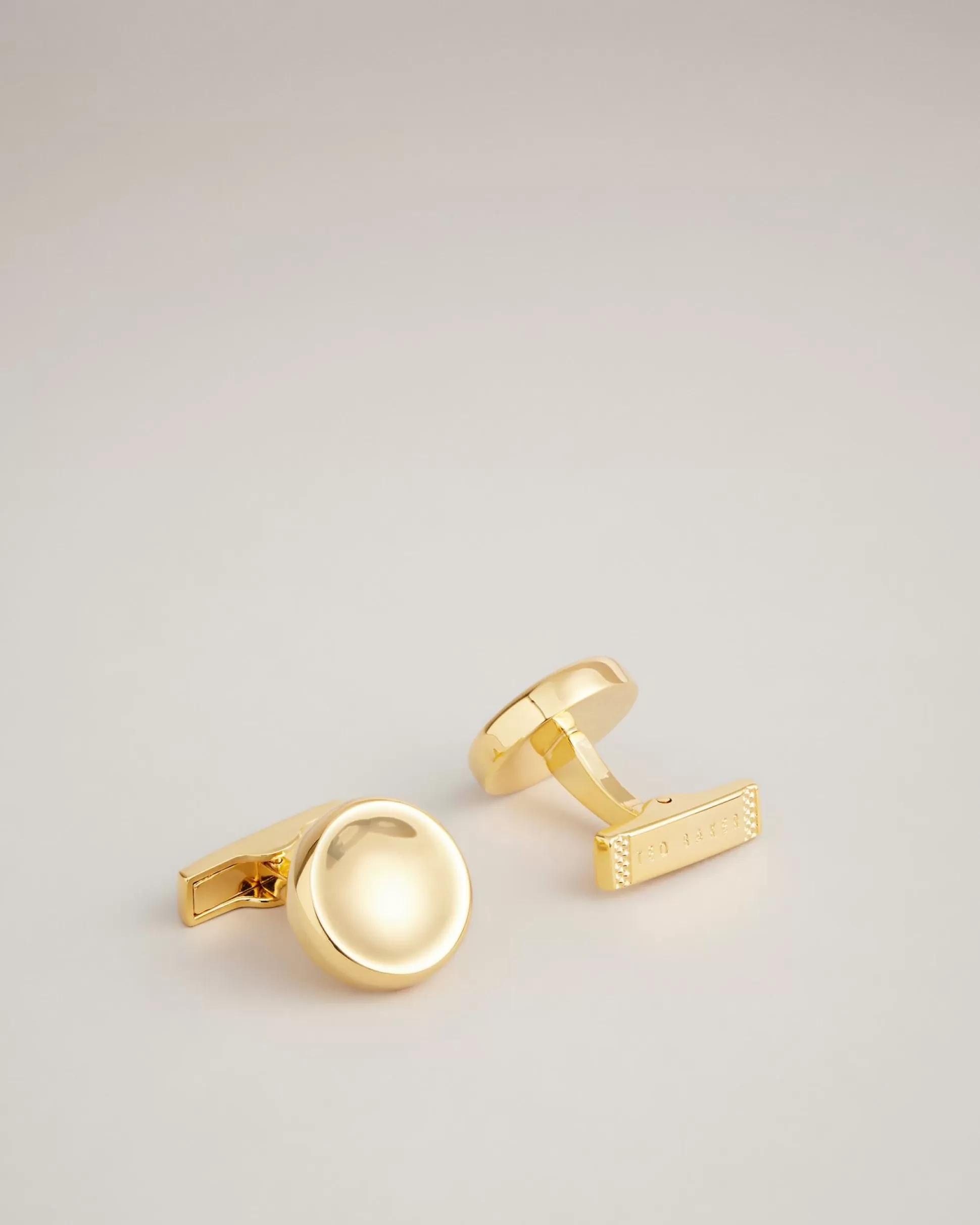 Cufflinks^Ted Baker Curve Gold Colour