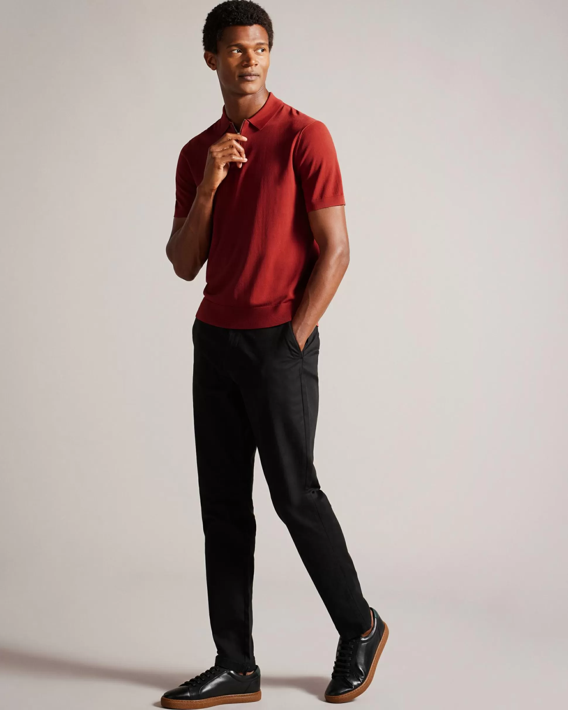 Tops | Polo Shirts^Ted Baker Daldin Black