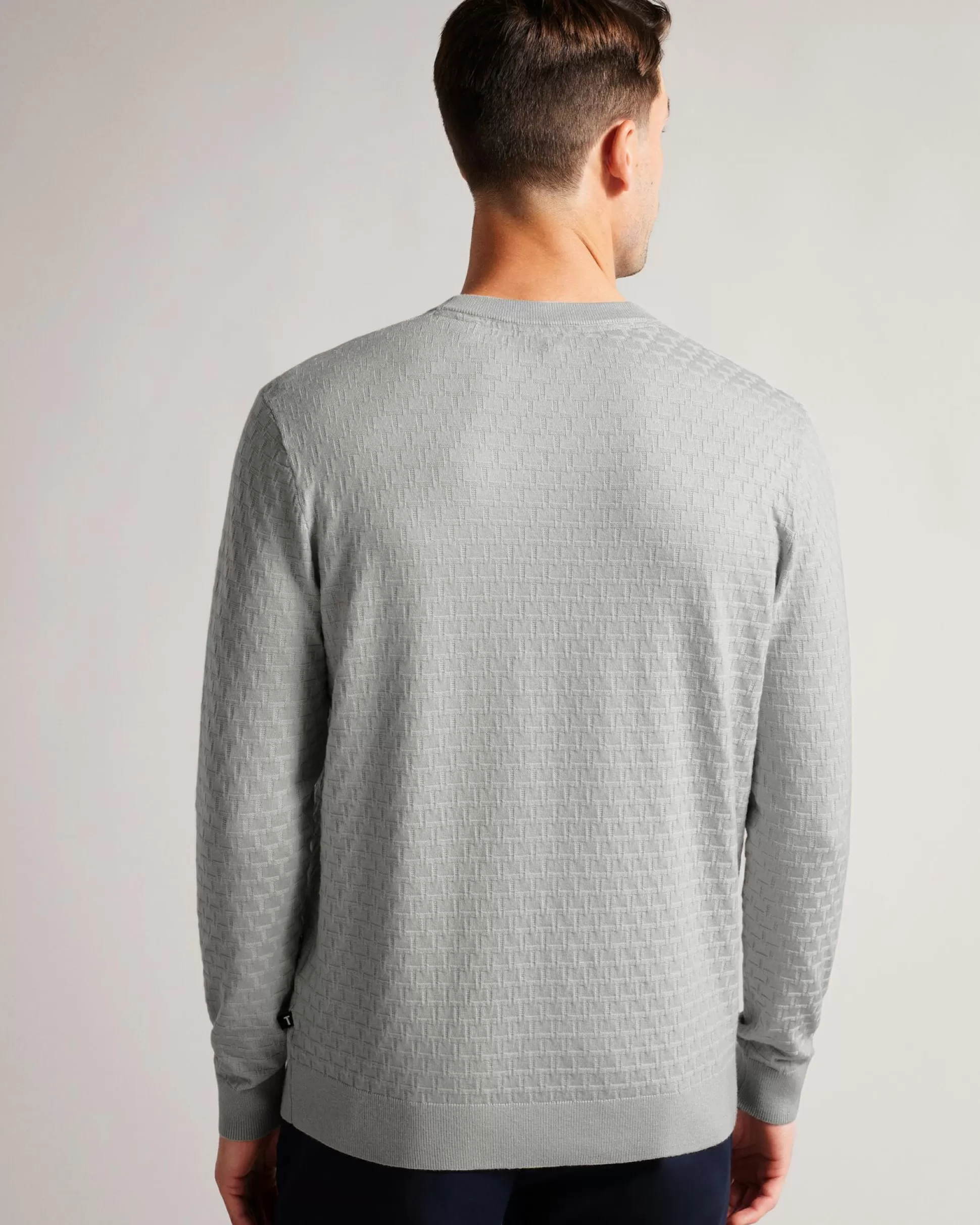 Jumpers & Knitwear^Ted Baker Dartell Light Grey