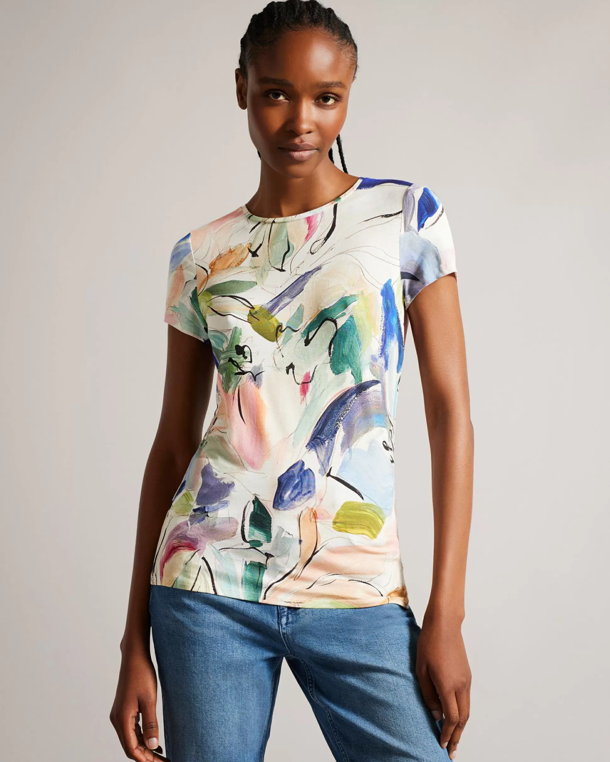 T-Shirts & Vests | Tops & Blouses^Ted Baker Elehna White