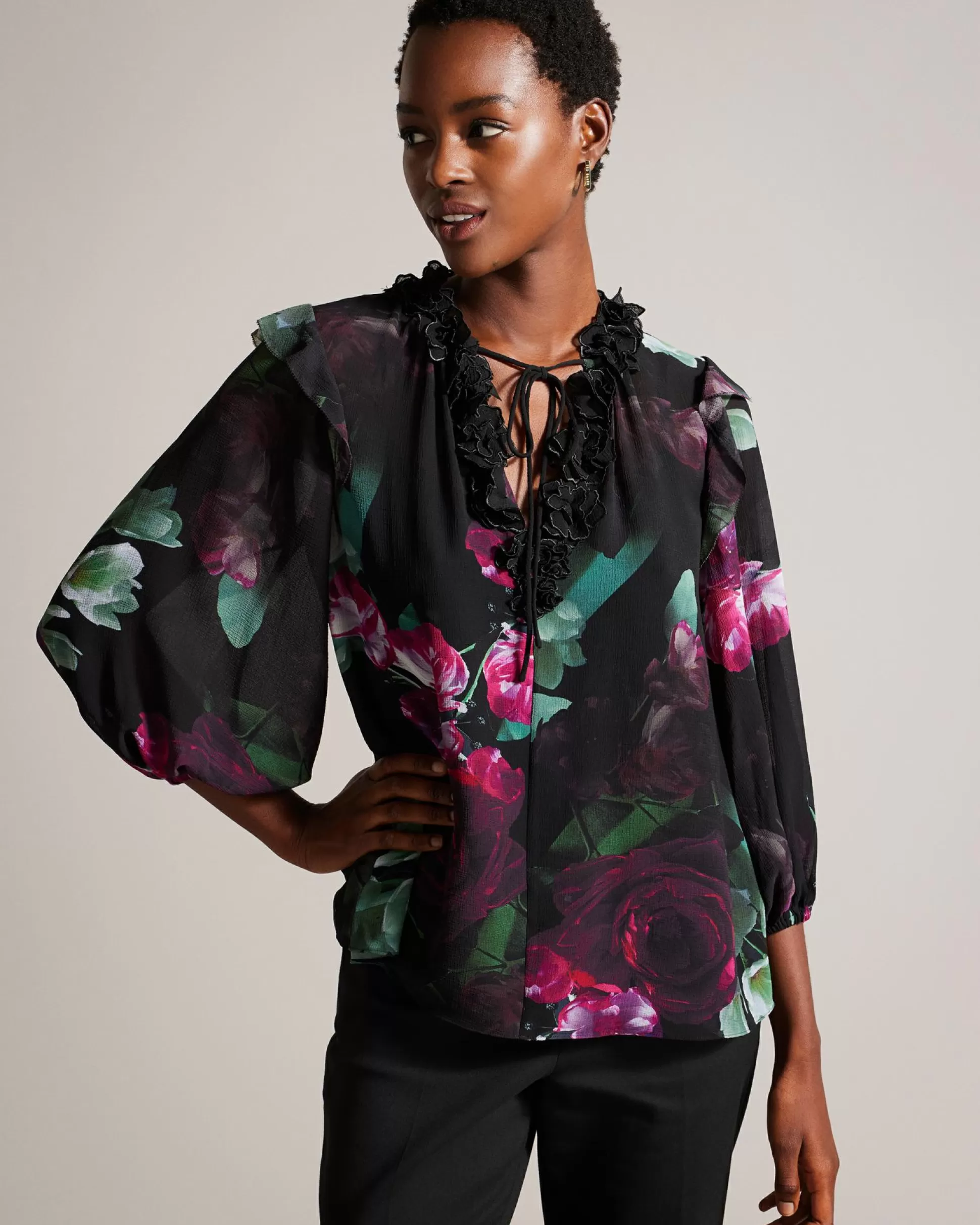 Tops & Blouses^Ted Baker Faiziaa Black