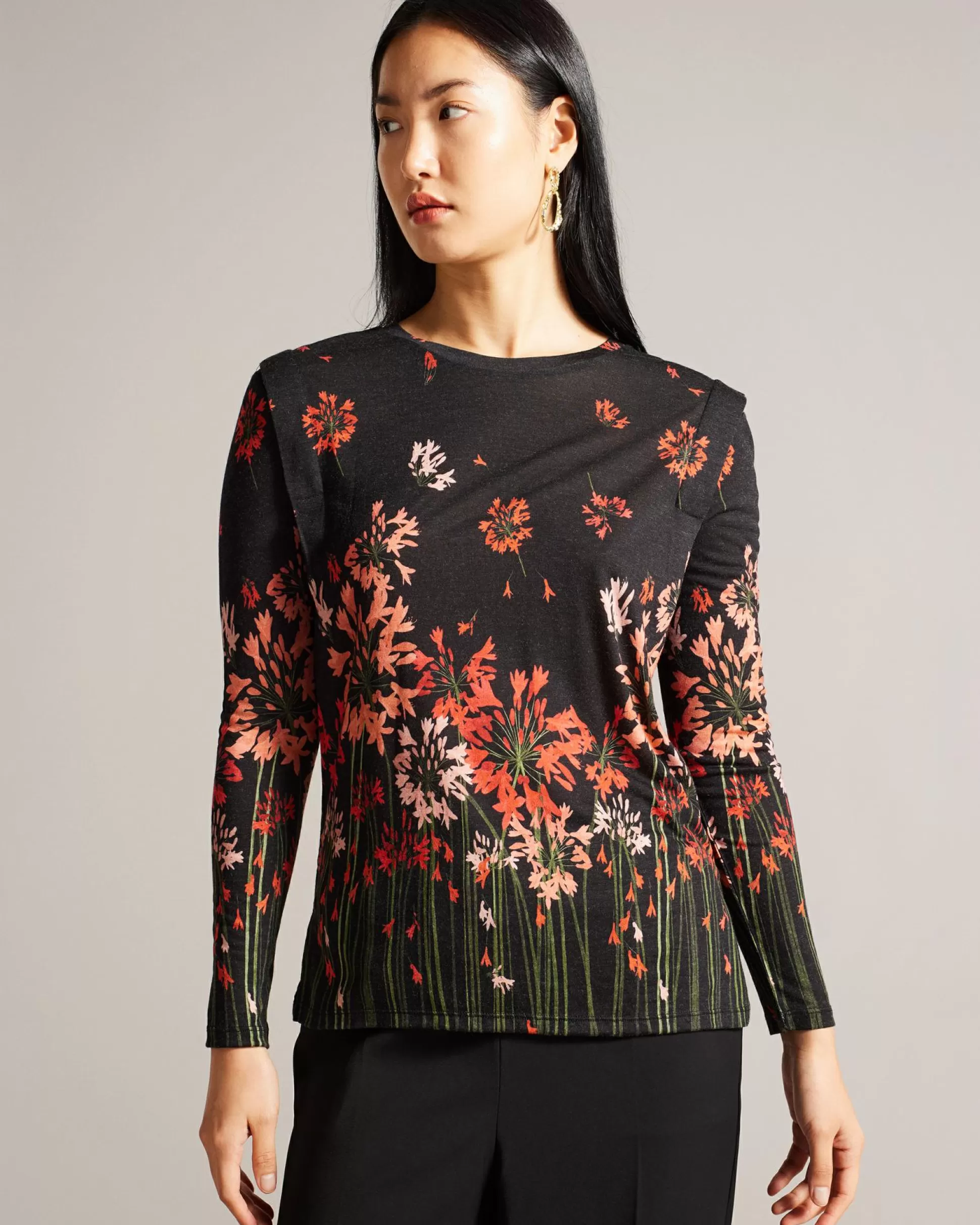 T-Shirts & Vests | Tops & Blouses^Ted Baker Feonlaa Black