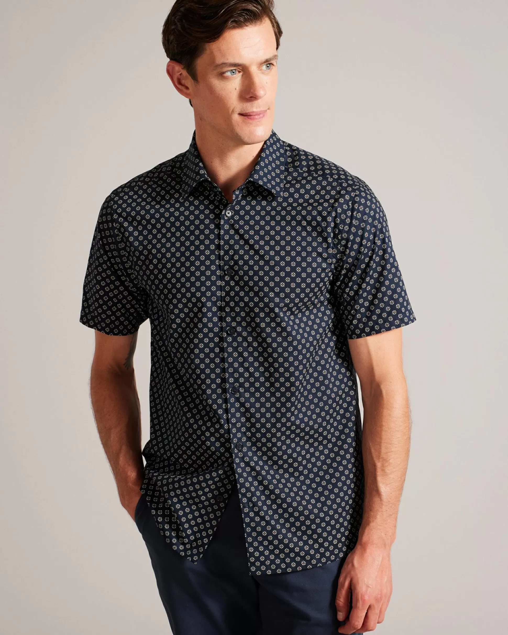 Shirts^Ted Baker Forter Navy