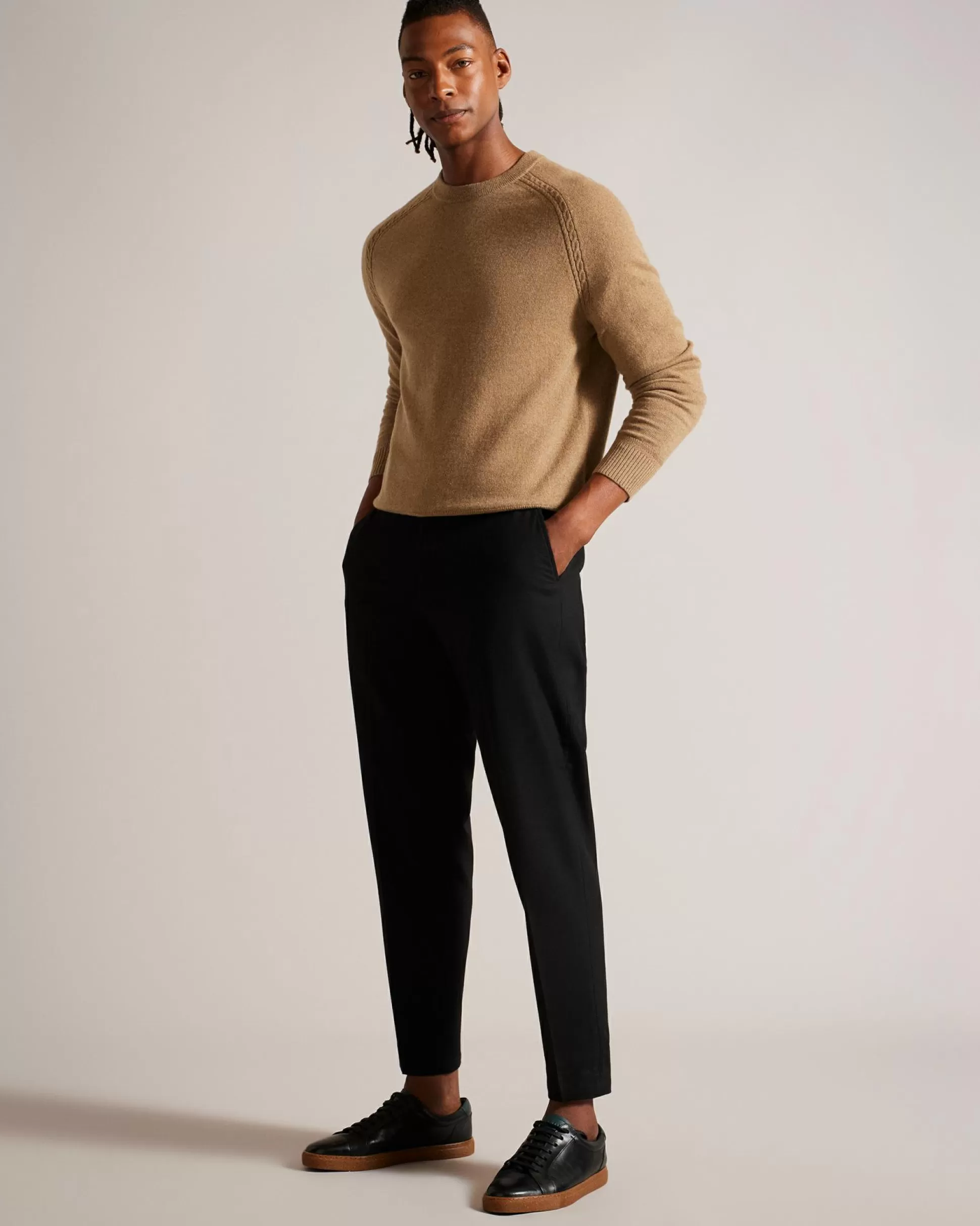 Jumpers & Knitwear^Ted Baker Glant Dark Tan