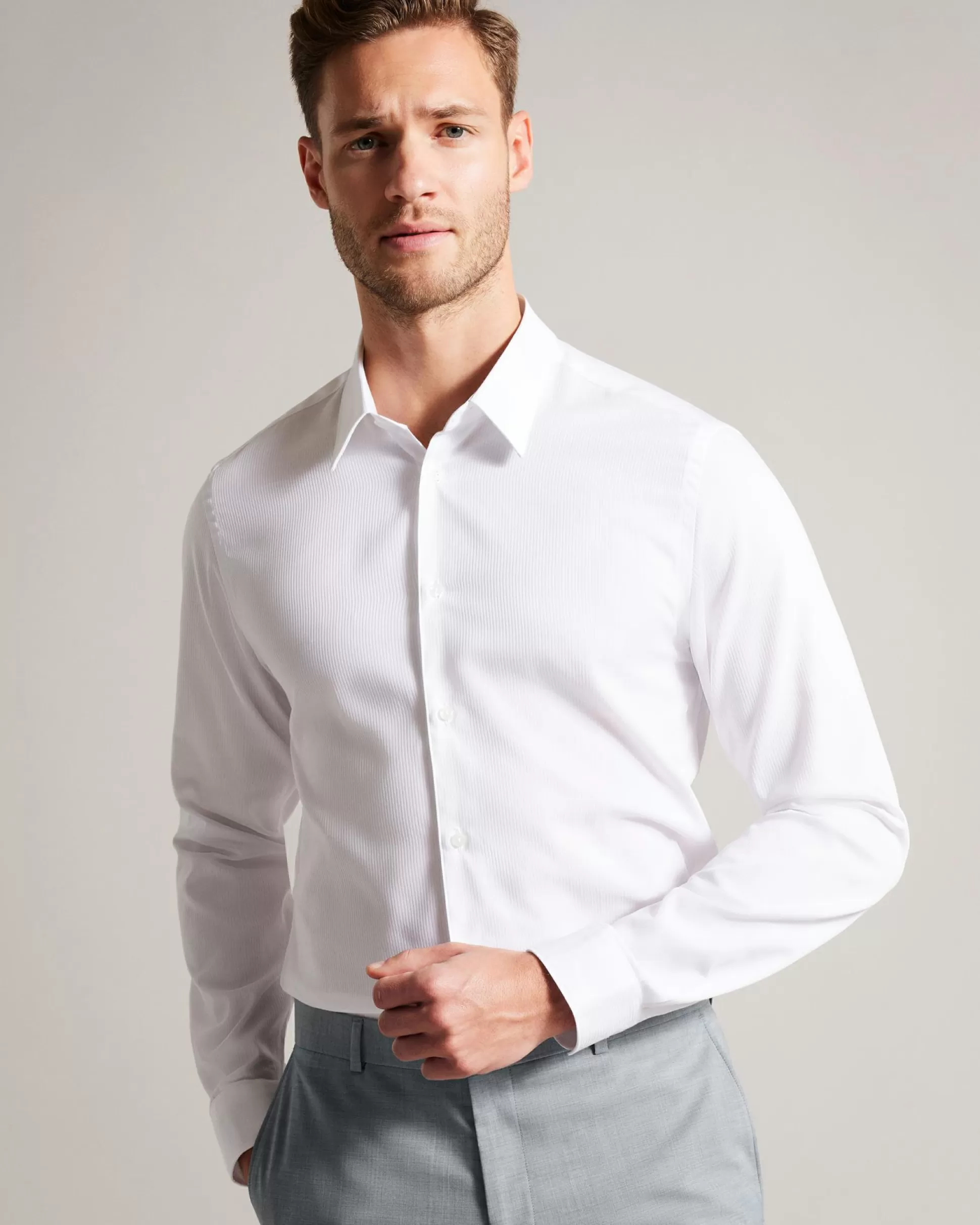 Shirts^Ted Baker Haless White