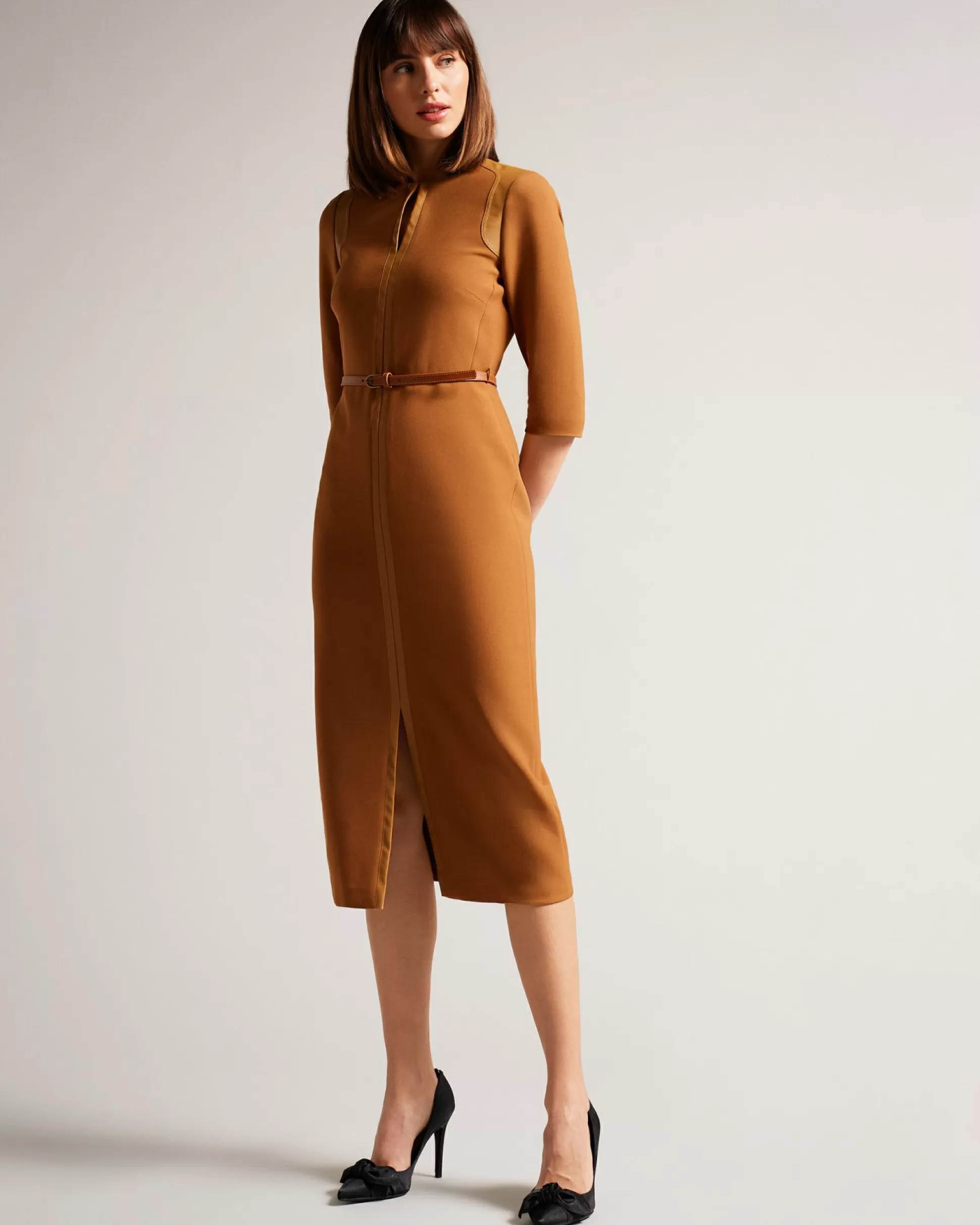 Dresses^Ted Baker Halleid Camel