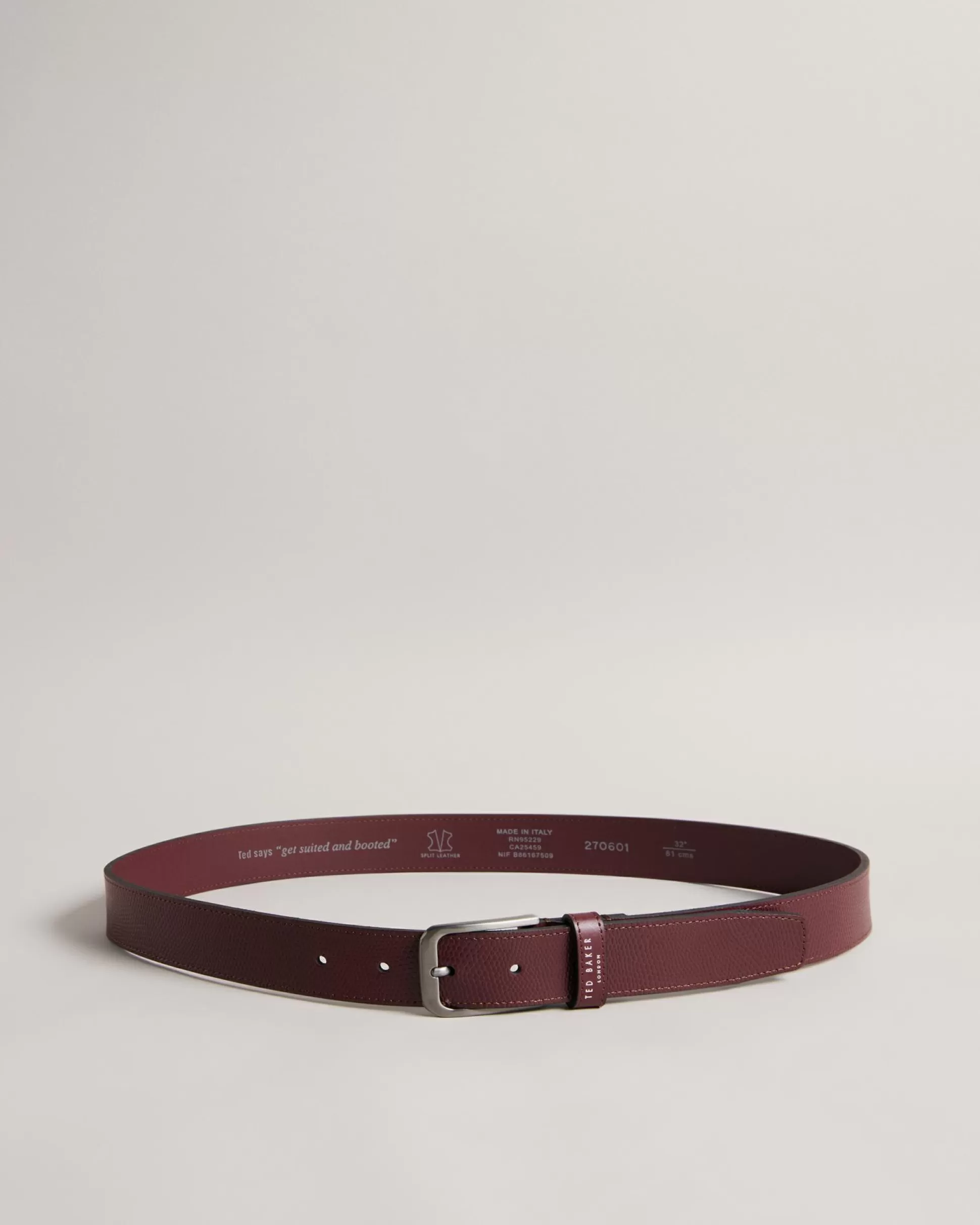 Belts^Ted Baker Hender Oxblood