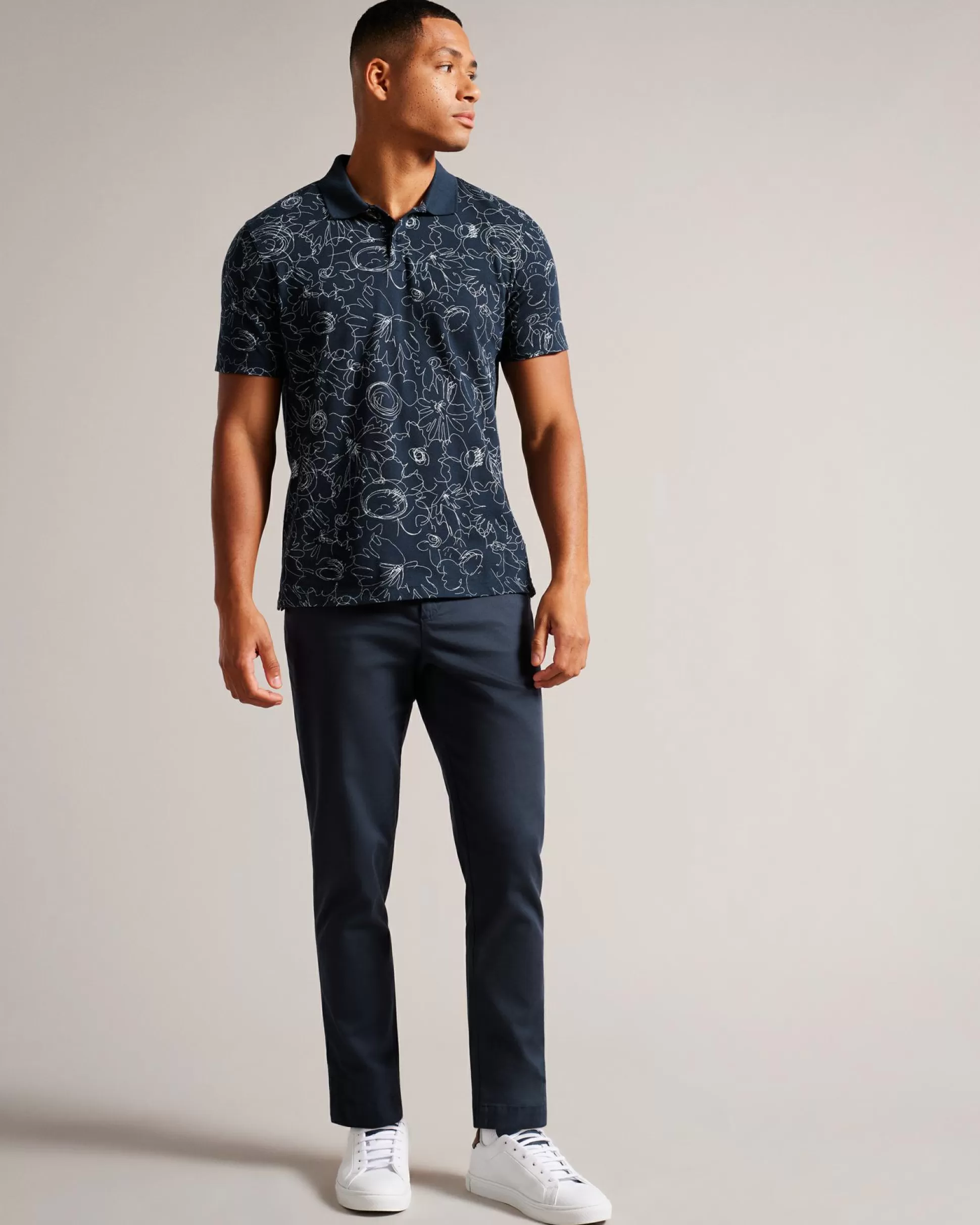 Polo Shirts | Tops^Ted Baker Holler Navy-Blue