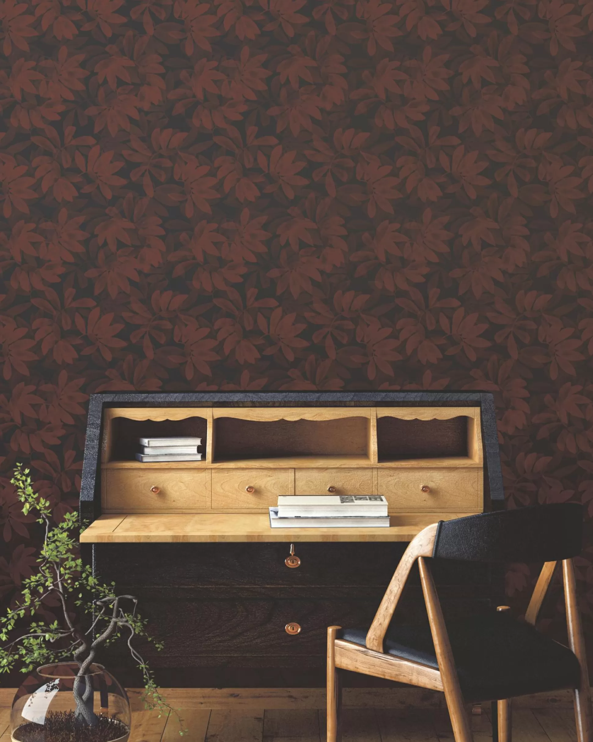 Wallpaper^Ted Baker Houdini Dark Red