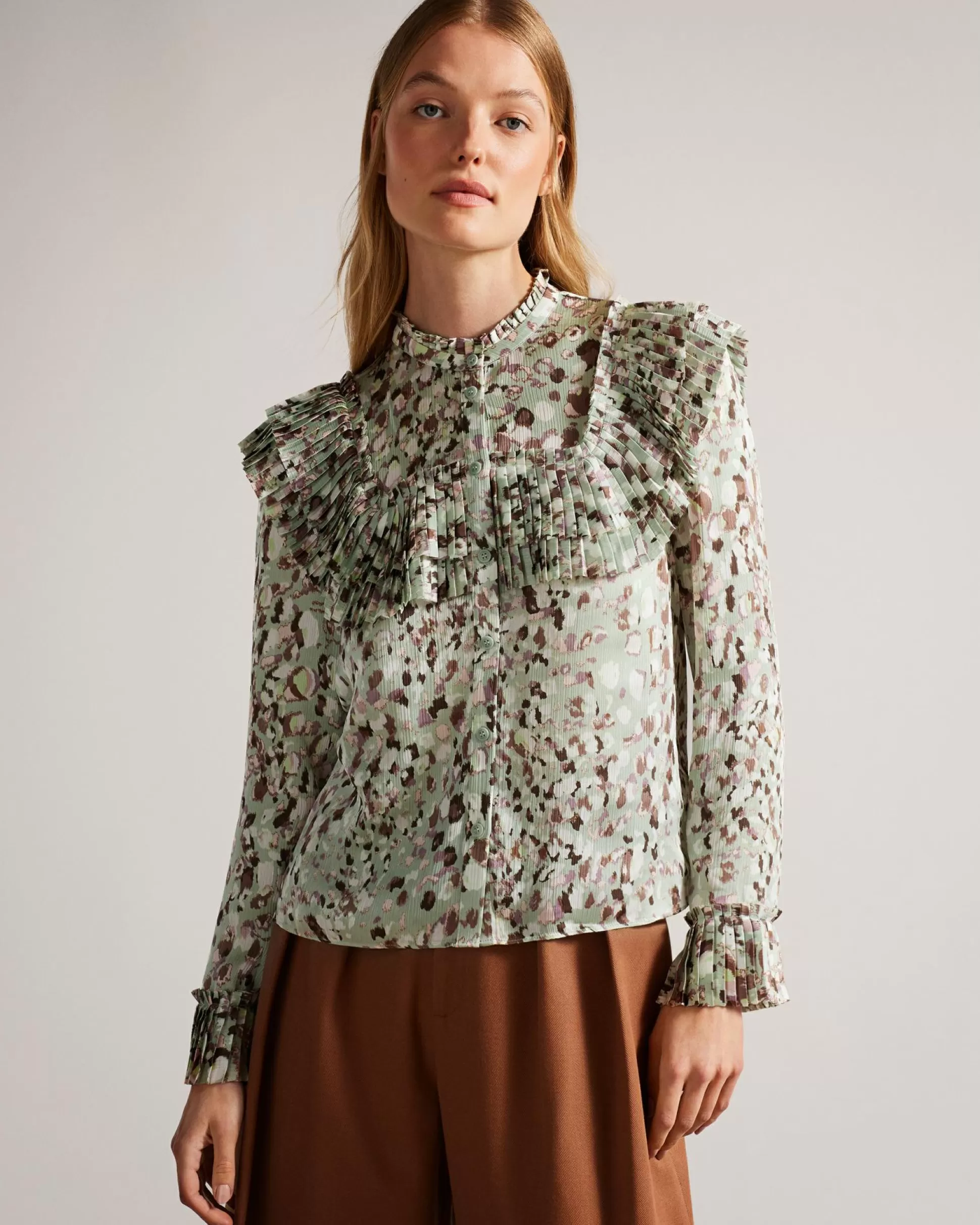 Tops & Blouses^Ted Baker Indira Light Green