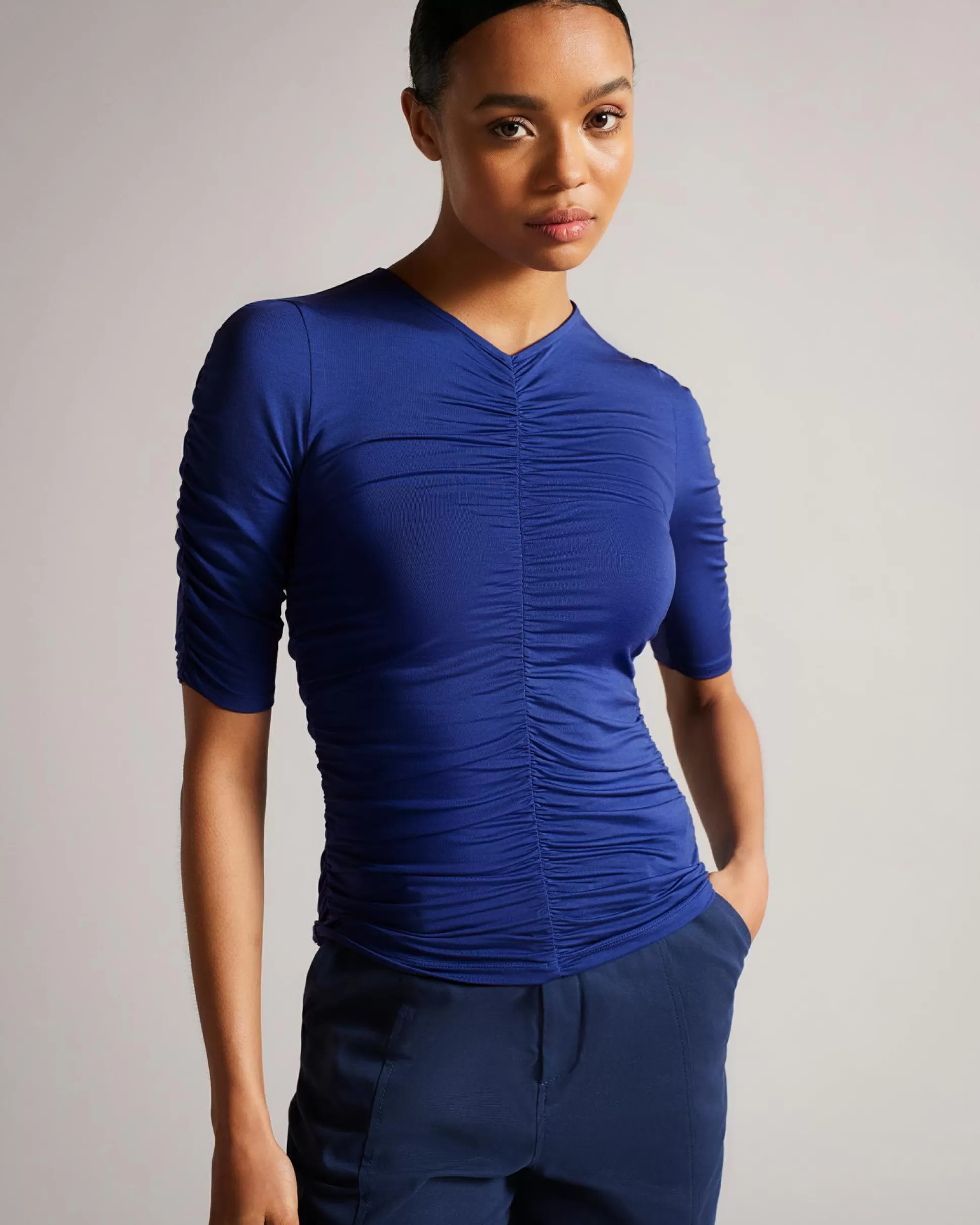 T-Shirts & Vests | Tops & Blouses^Ted Baker Indyiah Blue