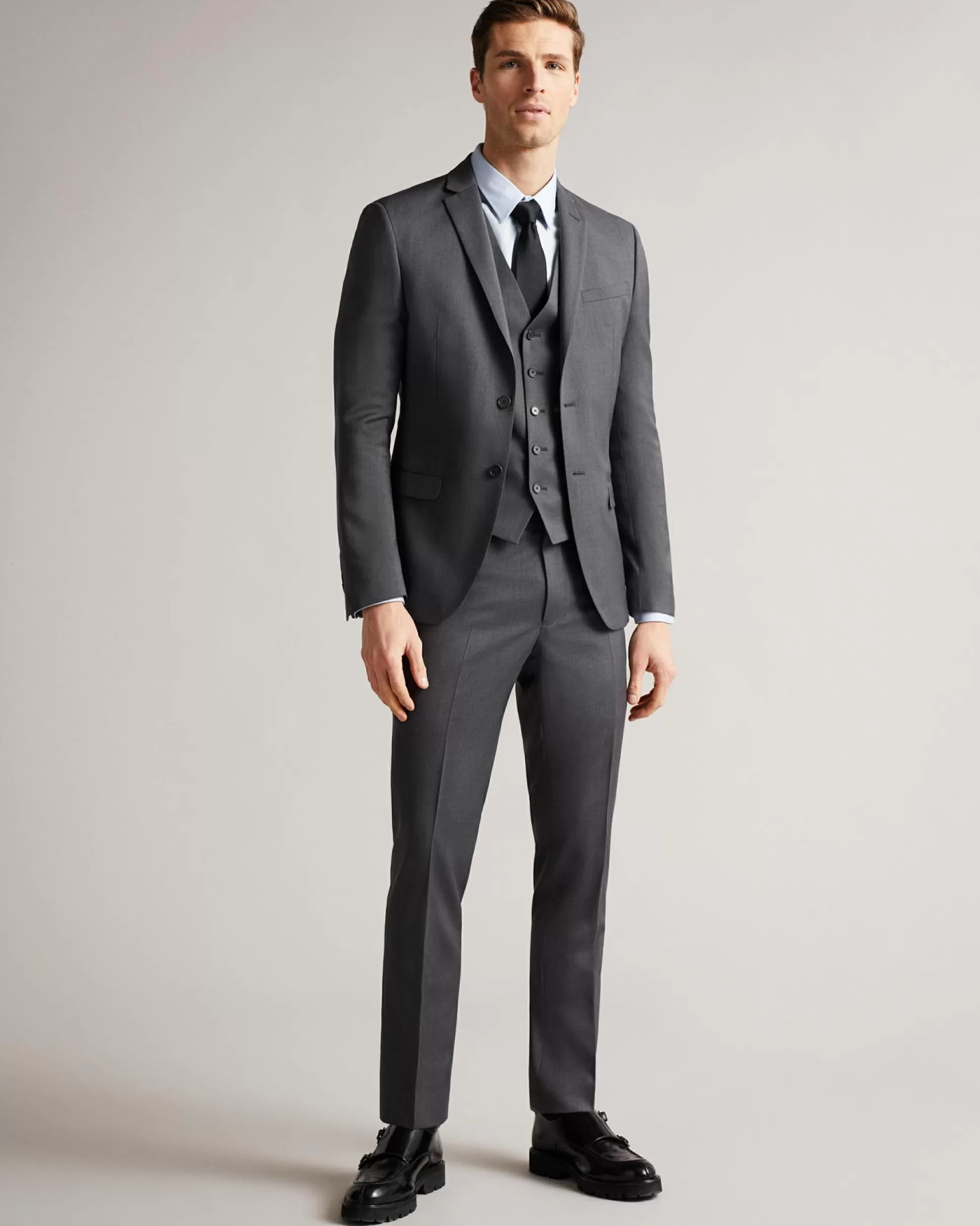 Suits^Ted Baker Irvints Charcoal