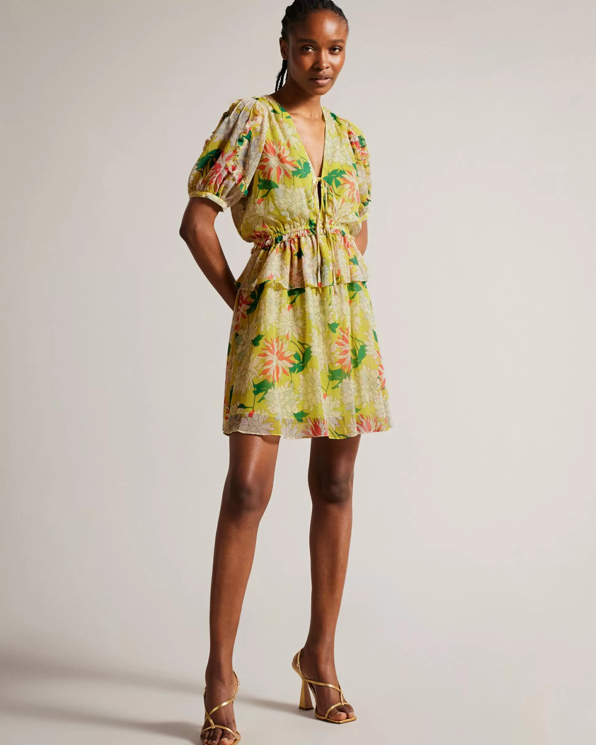 Dresses^Ted Baker Isbella Bright Yellow