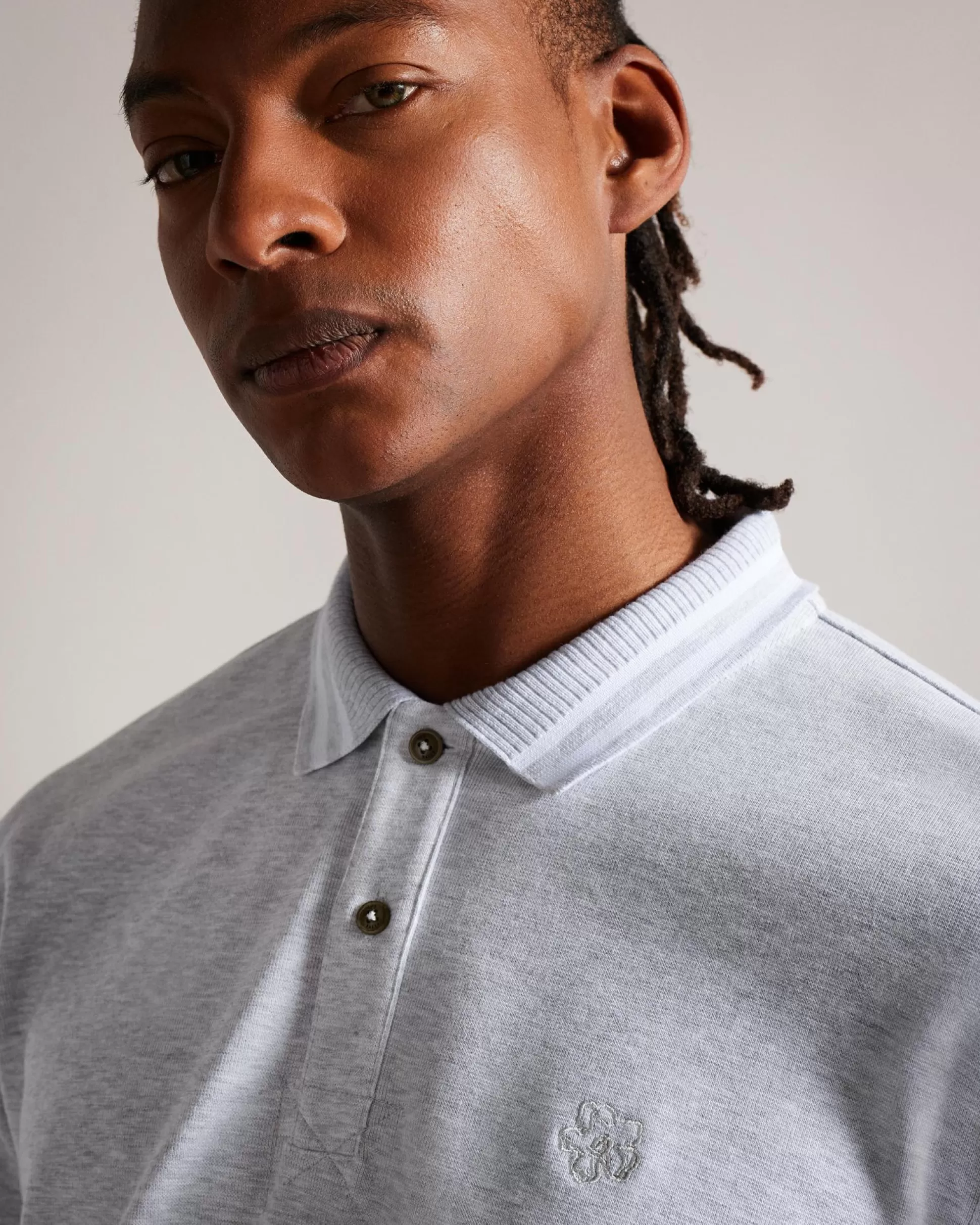 Tops | Polo Shirts^Ted Baker Jermyn Grey-Marl