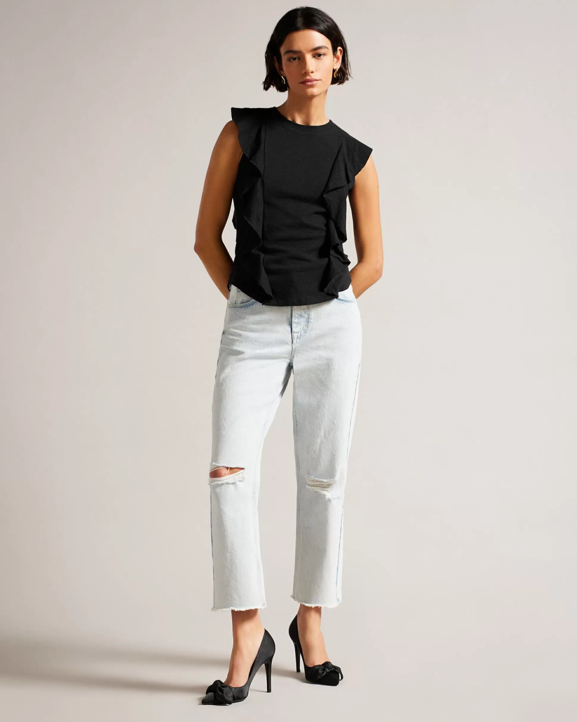 T-Shirts & Vests | Tops & Blouses^Ted Baker Kathley Black