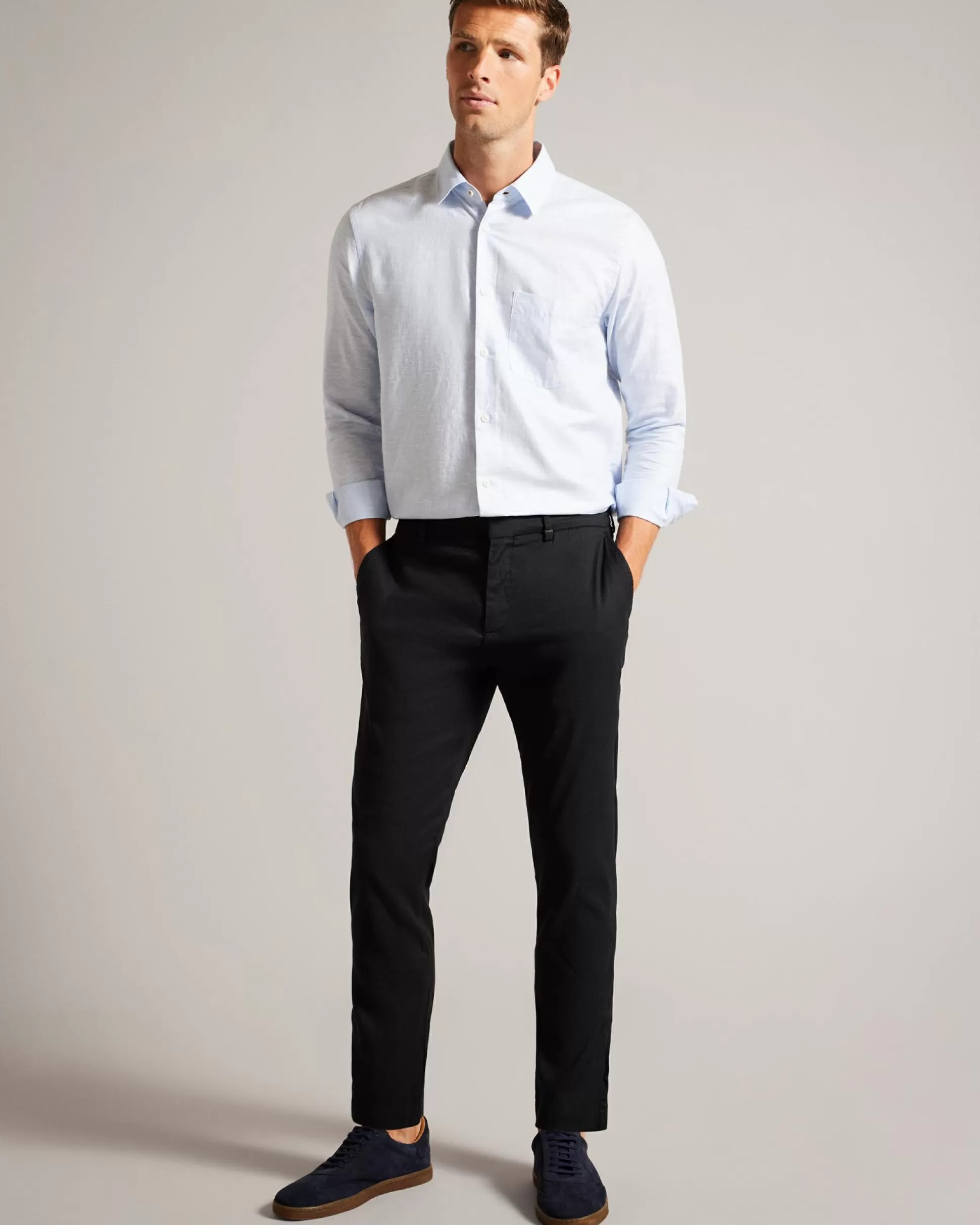 Trousers & Chinos^Ted Baker Kimmel Black