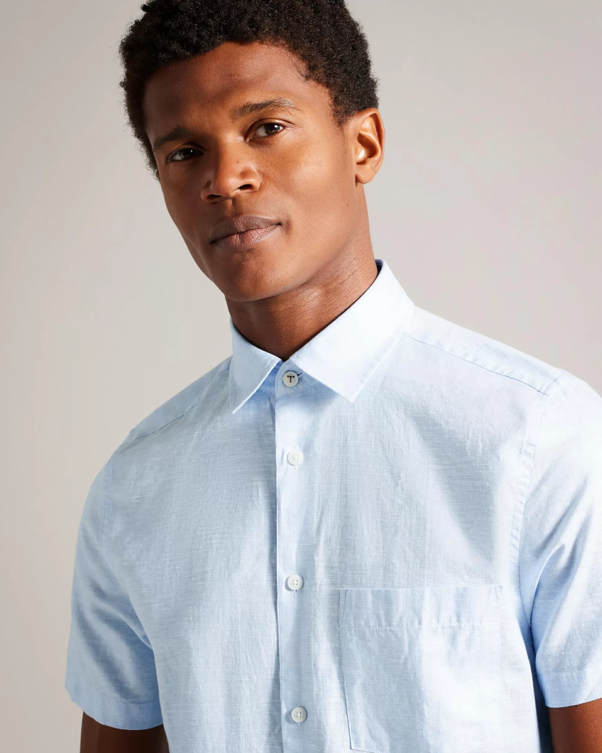 Shirts^Ted Baker Kingfrd Light Blue