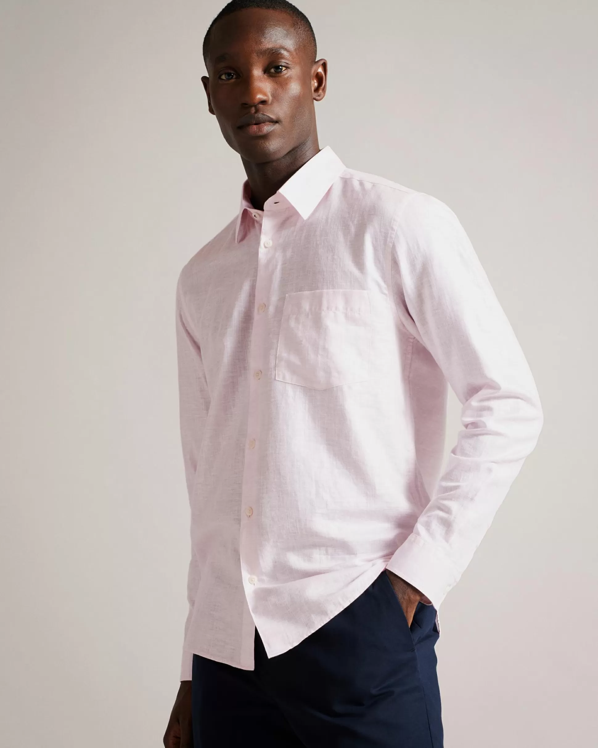 Shirts^Ted Baker Kingwel Light Pink