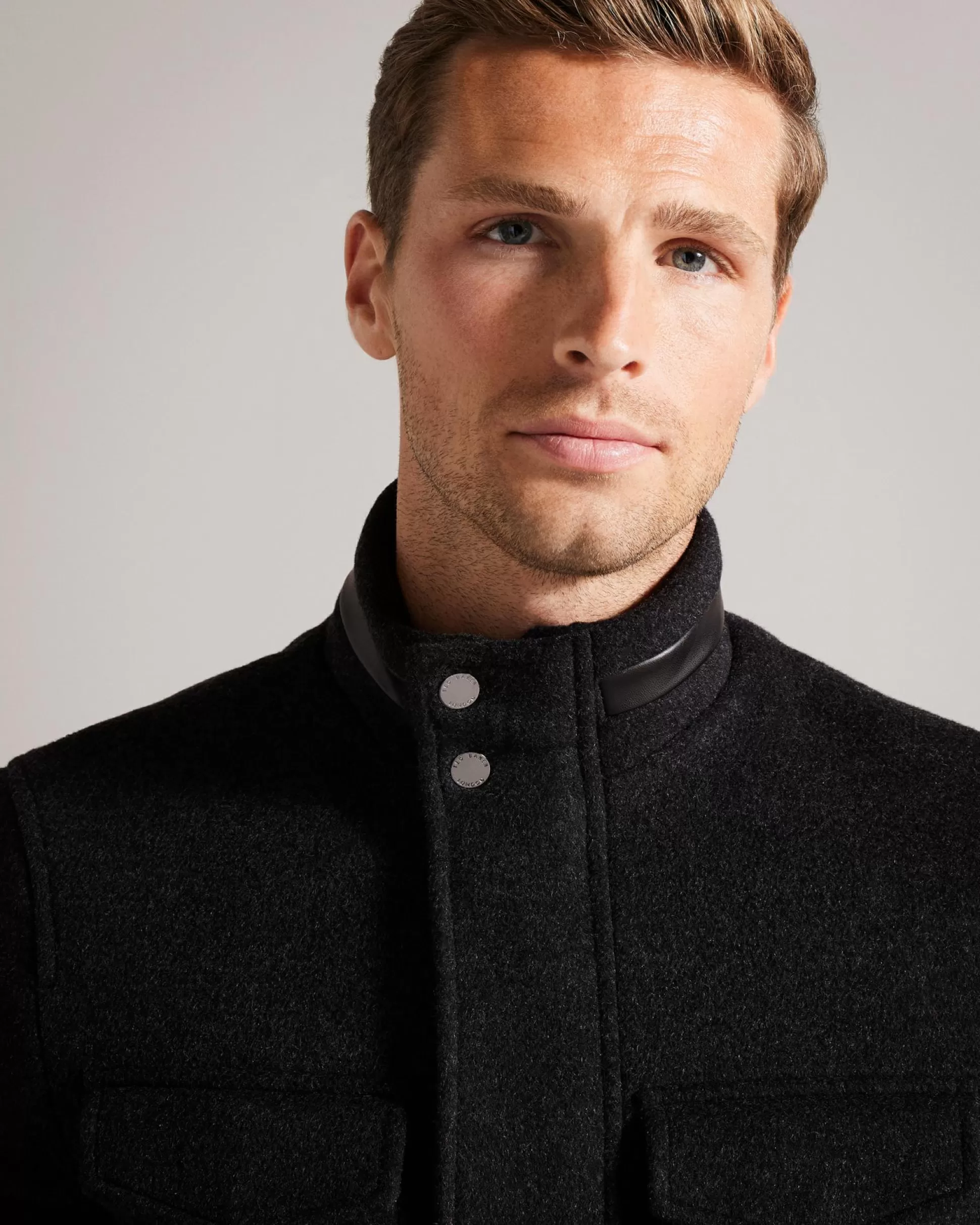 Coats & Jackets^Ted Baker Knowl Charcoal