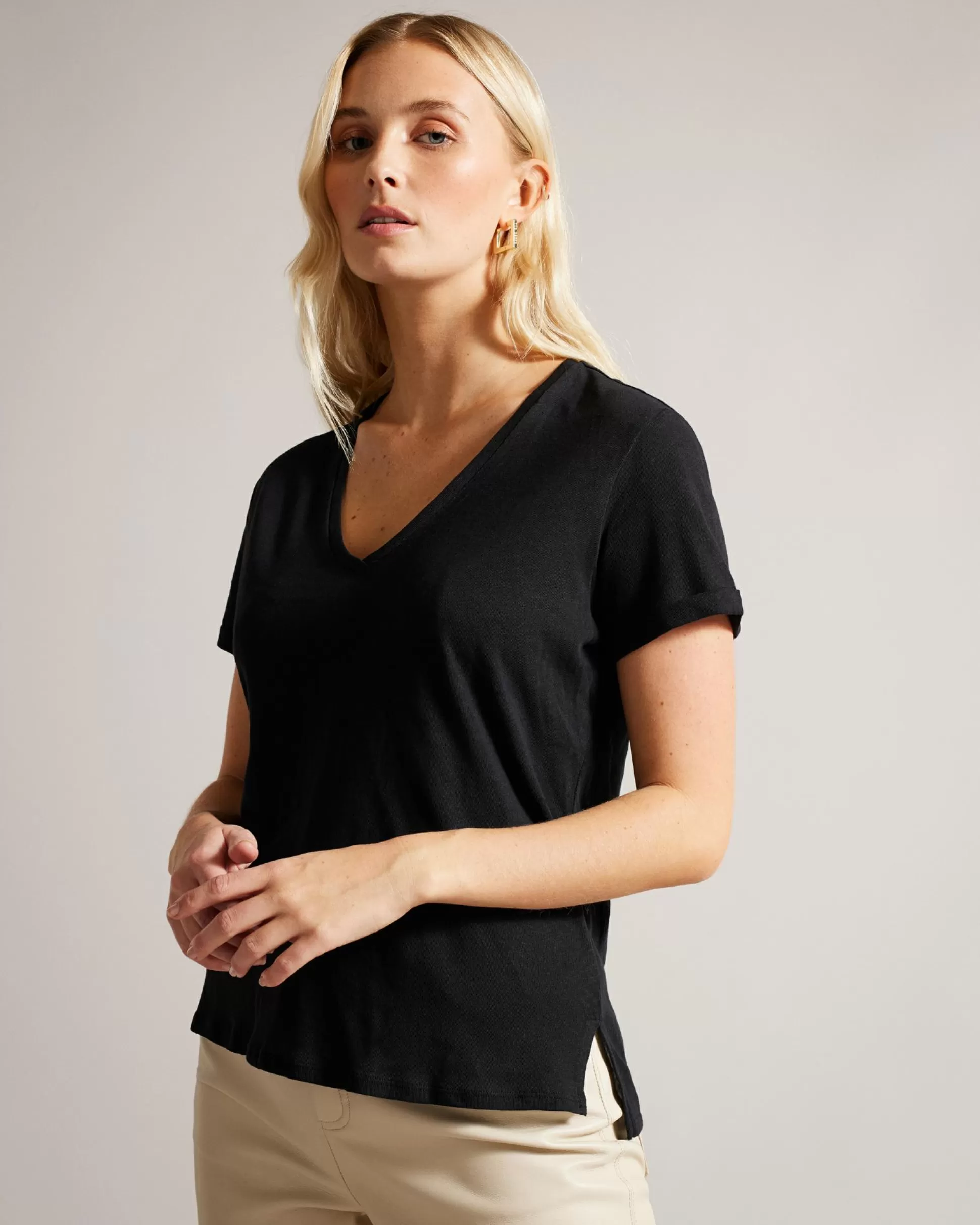 T-Shirts & Vests | Tops & Blouses^Ted Baker Laliita Black