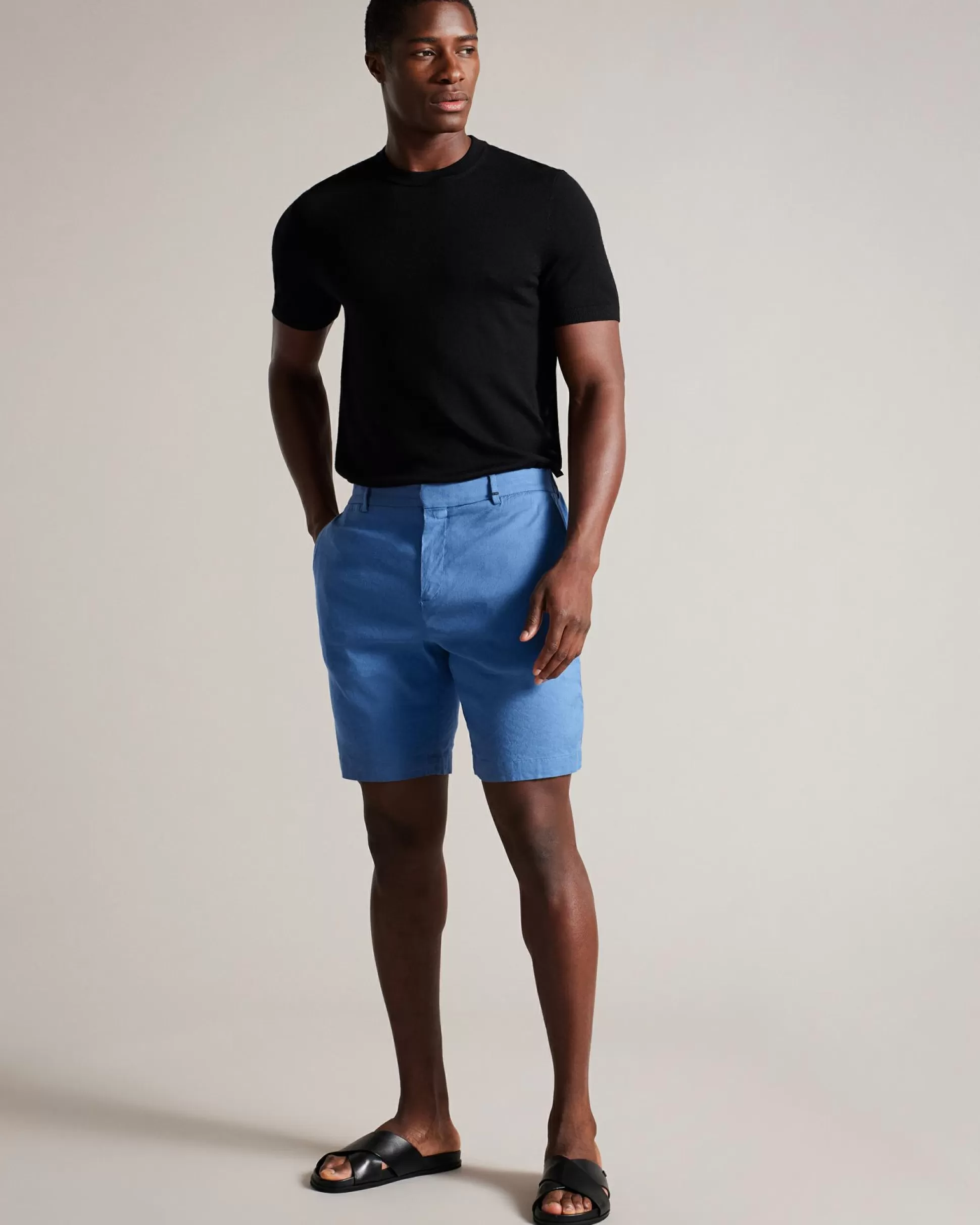 Shorts^Ted Baker Leder Navy