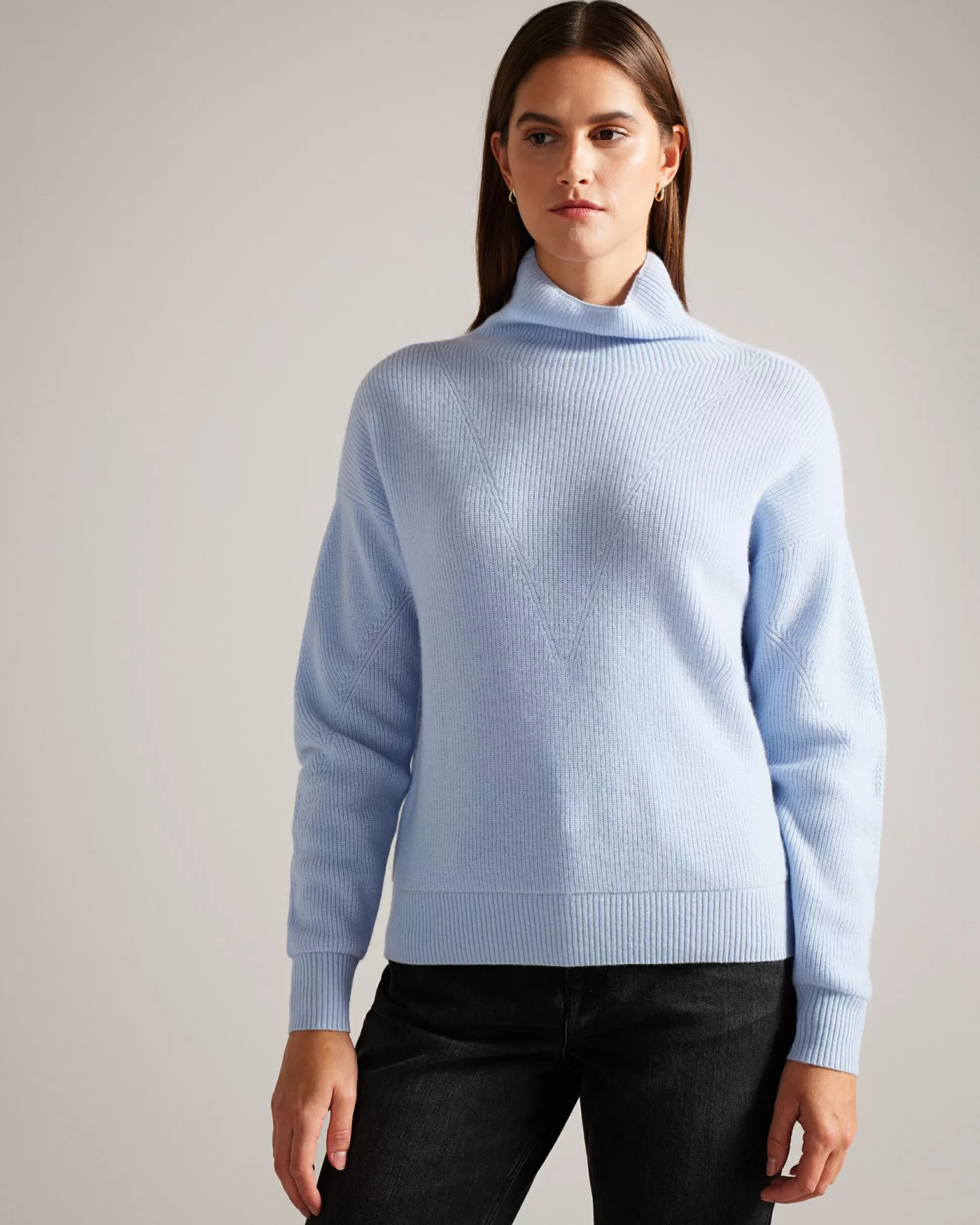 Jumpers & Cardigans^Ted Baker Lizanaa Light Blue