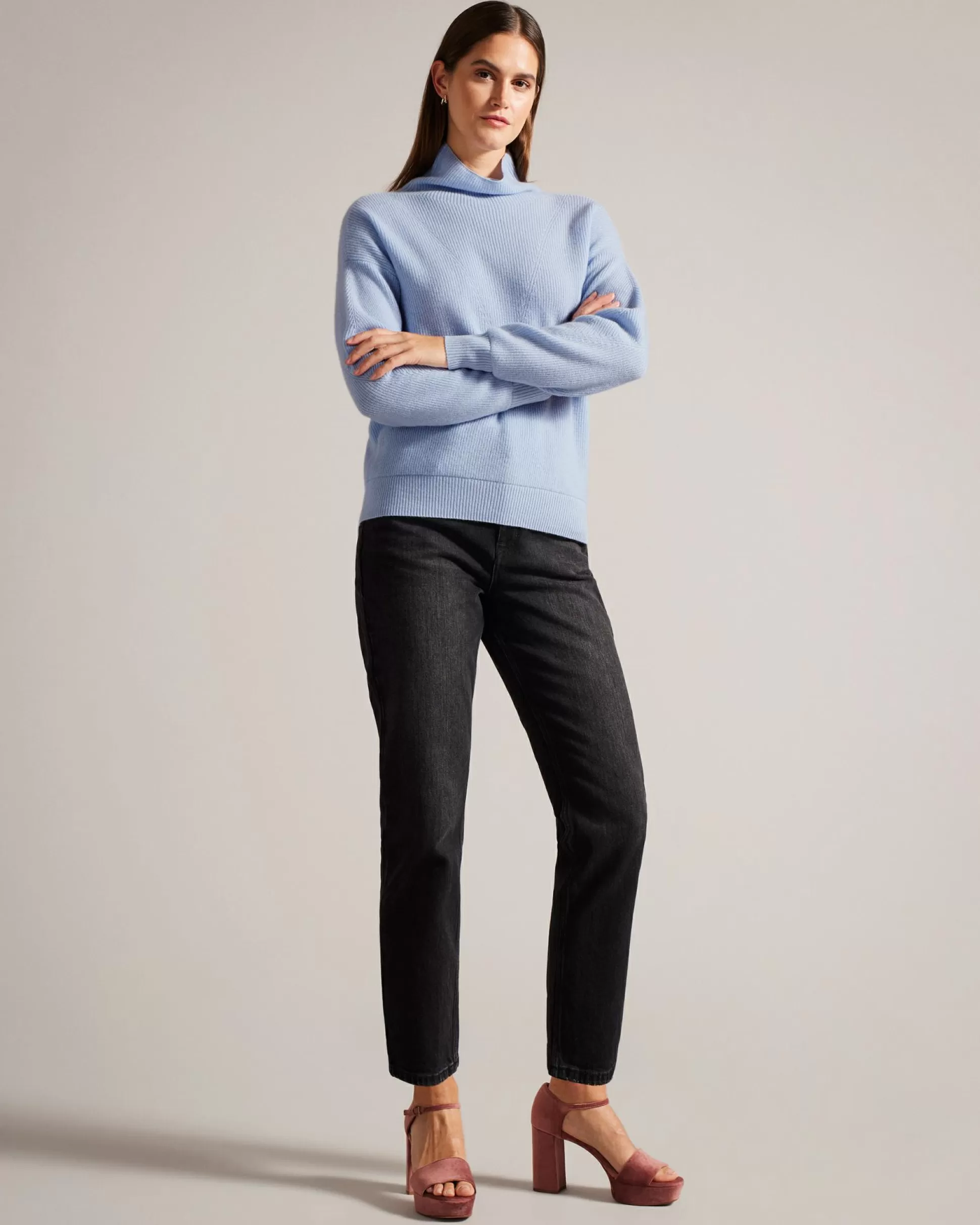 Jumpers & Cardigans^Ted Baker Lizanaa Light Blue